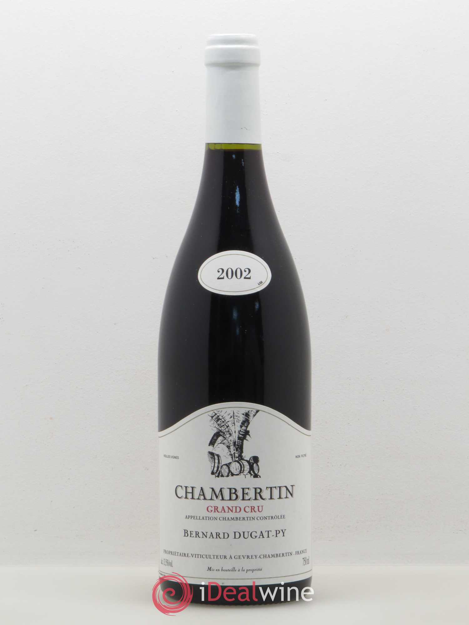Chambertin Grand Cru Vieilles Vignes Dugat-Py Vieilles vignes 2002 - Lot de 1 bouteille - 0