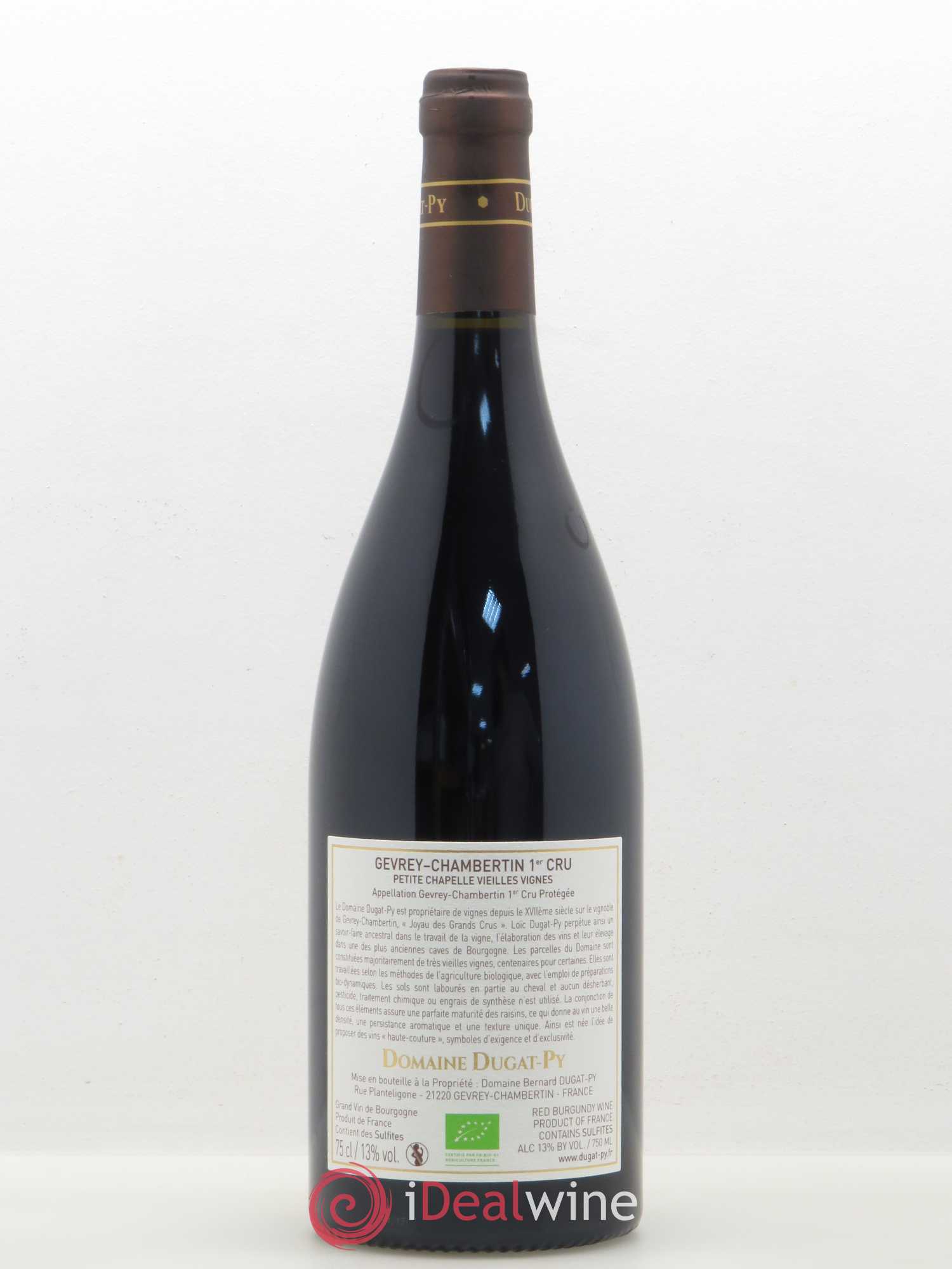 Gevrey-Chambertin 1er Cru Petite Chapelle Vieilles Vignes Dugat-Py Vieilles vignes 2017 - Lot de 1 bouteille - 1