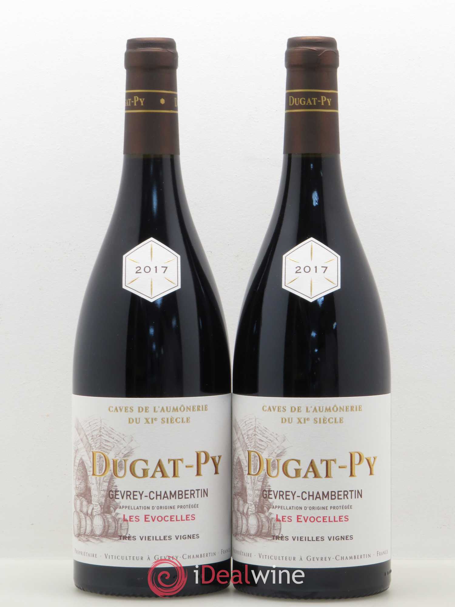Gevrey-Chambertin Les Evocelles Vieilles Vignes Dugat-Py Très vieilles vignes 2017 - Posten von 2 Flaschen - 0