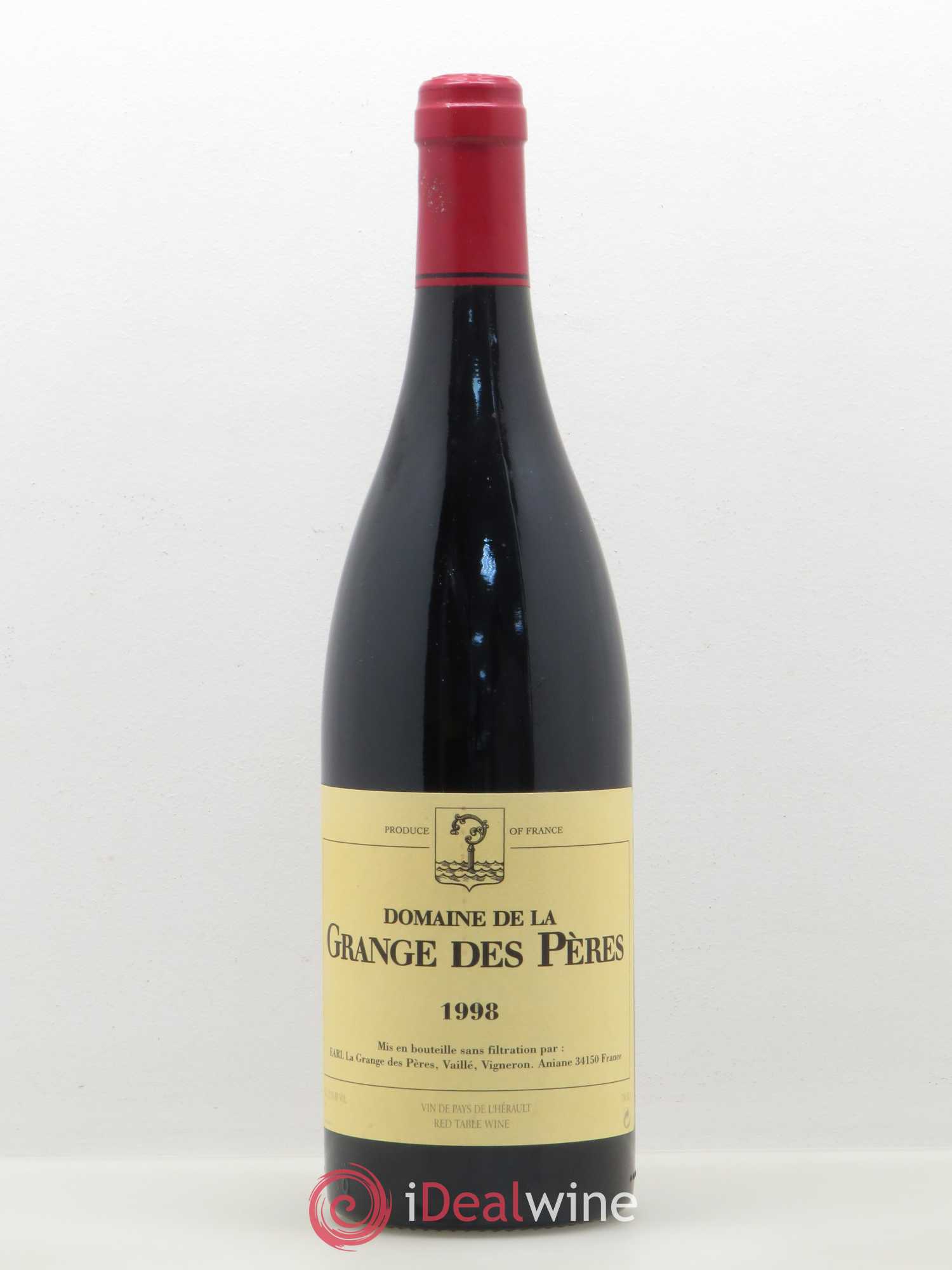 Pays d'Hérault Grange des Pères Laurent Vaillé 1998 - Lot de 1 bouteille - 0