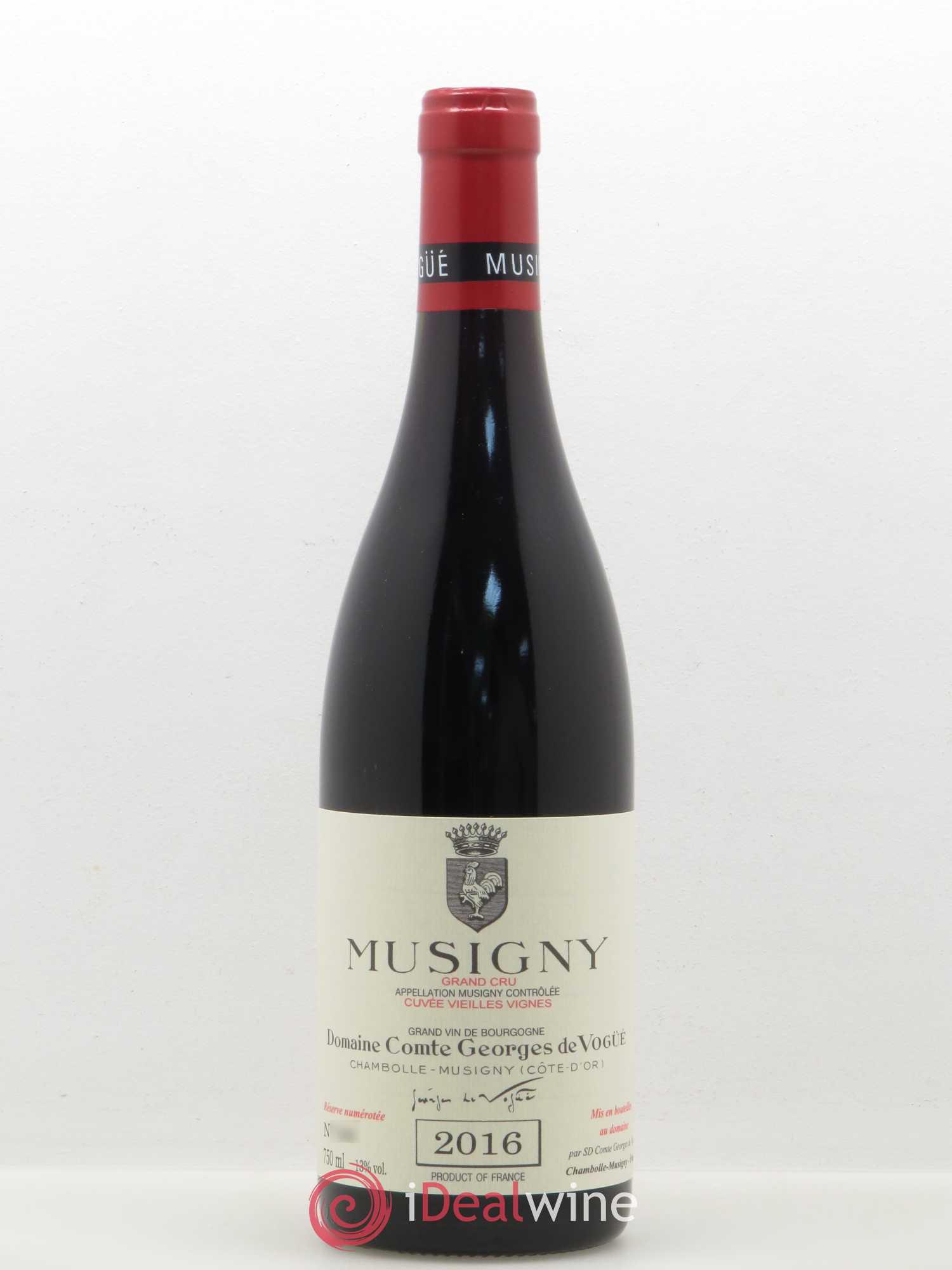 Musigny Grand Cru Cuvée Vieilles Vignes Comte Georges de Vogüé Vieilles vignes 2016 - Lot de 1 bouteille - 0