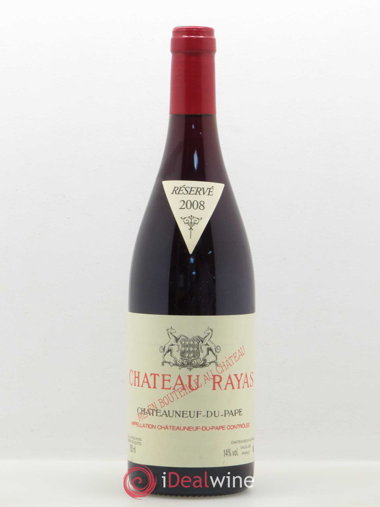Châteauneuf-du-Pape Château Rayas Emmanuel Reynaud 2008 - Lot de 1 bouteille - 0