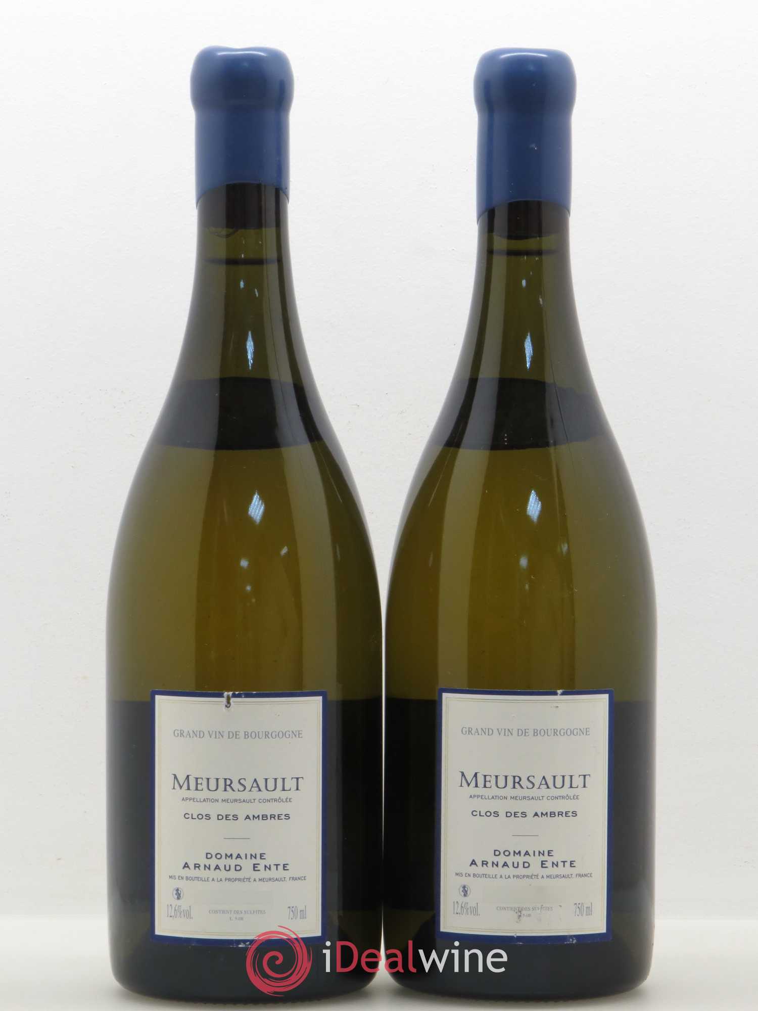 Meursault Clos des Ambres Arnaud Ente 2008 - Lot de 2 bouteilles - 1