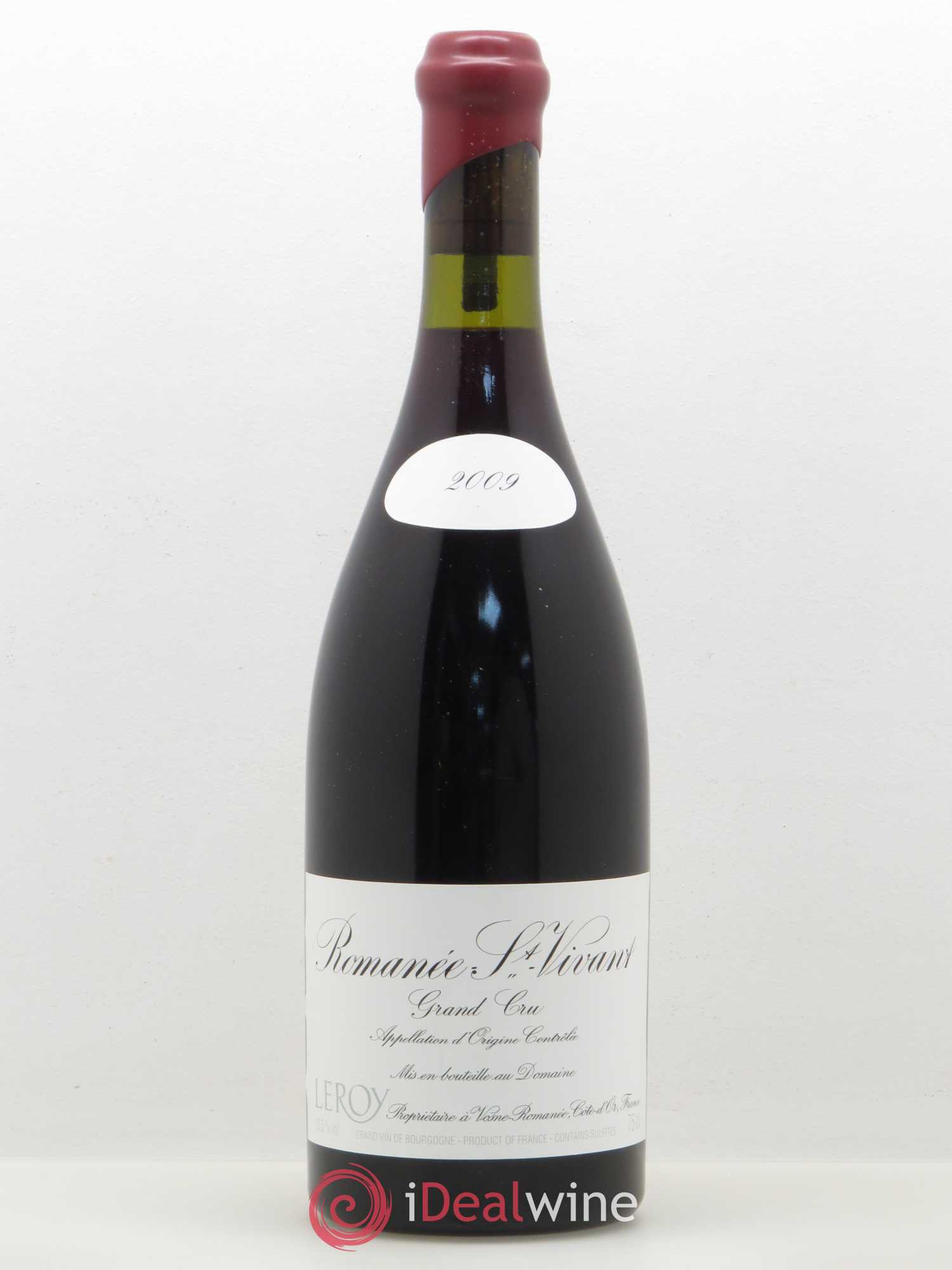 Romanée-Saint-Vivant Grand Cru Leroy (Domaine) 2009 - Lot de 1 bouteille - 0