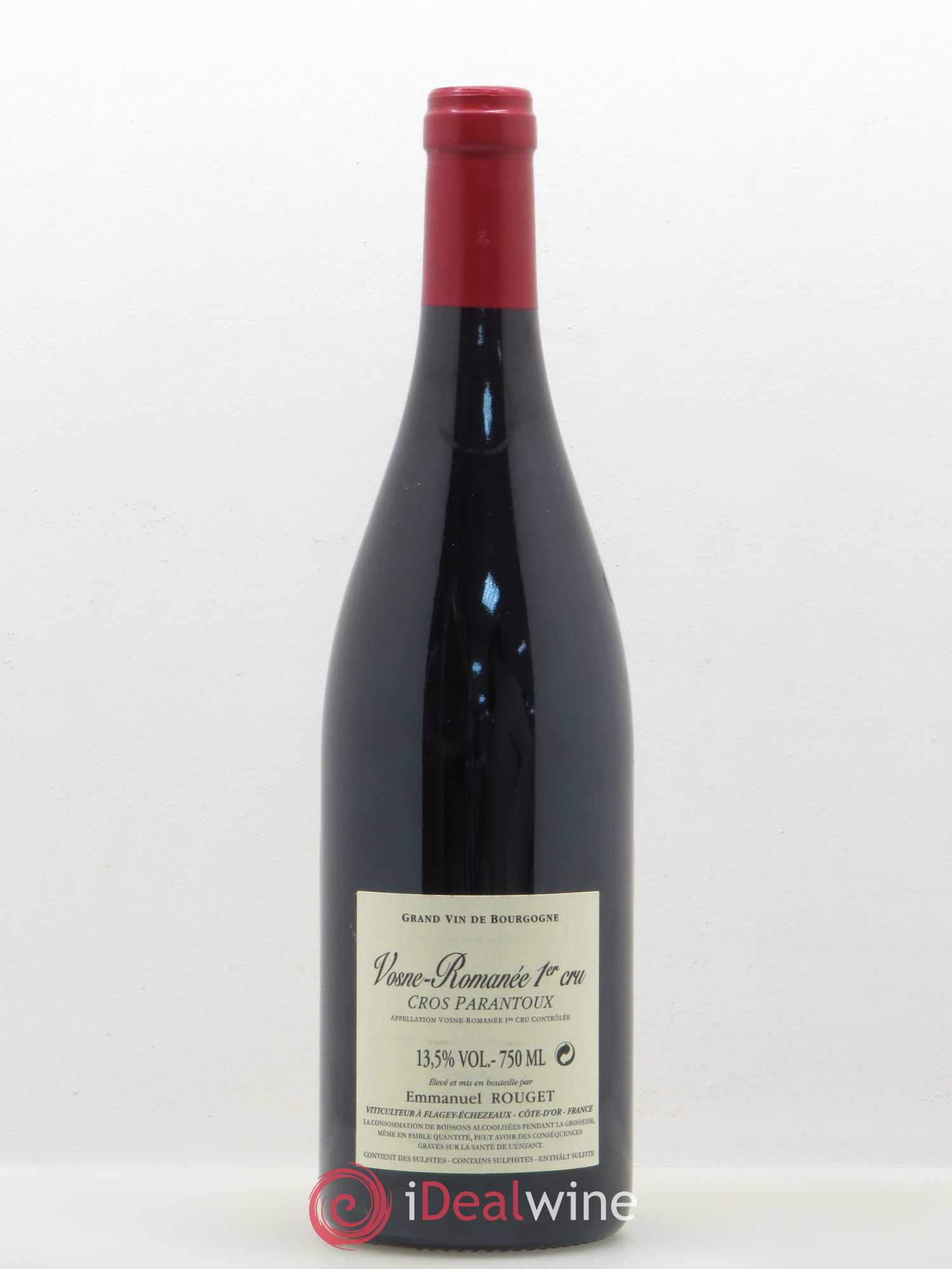 Vosne-Romanée 1er Cru Cros Parantoux Emmanuel Rouget 2009 - Lot de 1 bouteille - 1