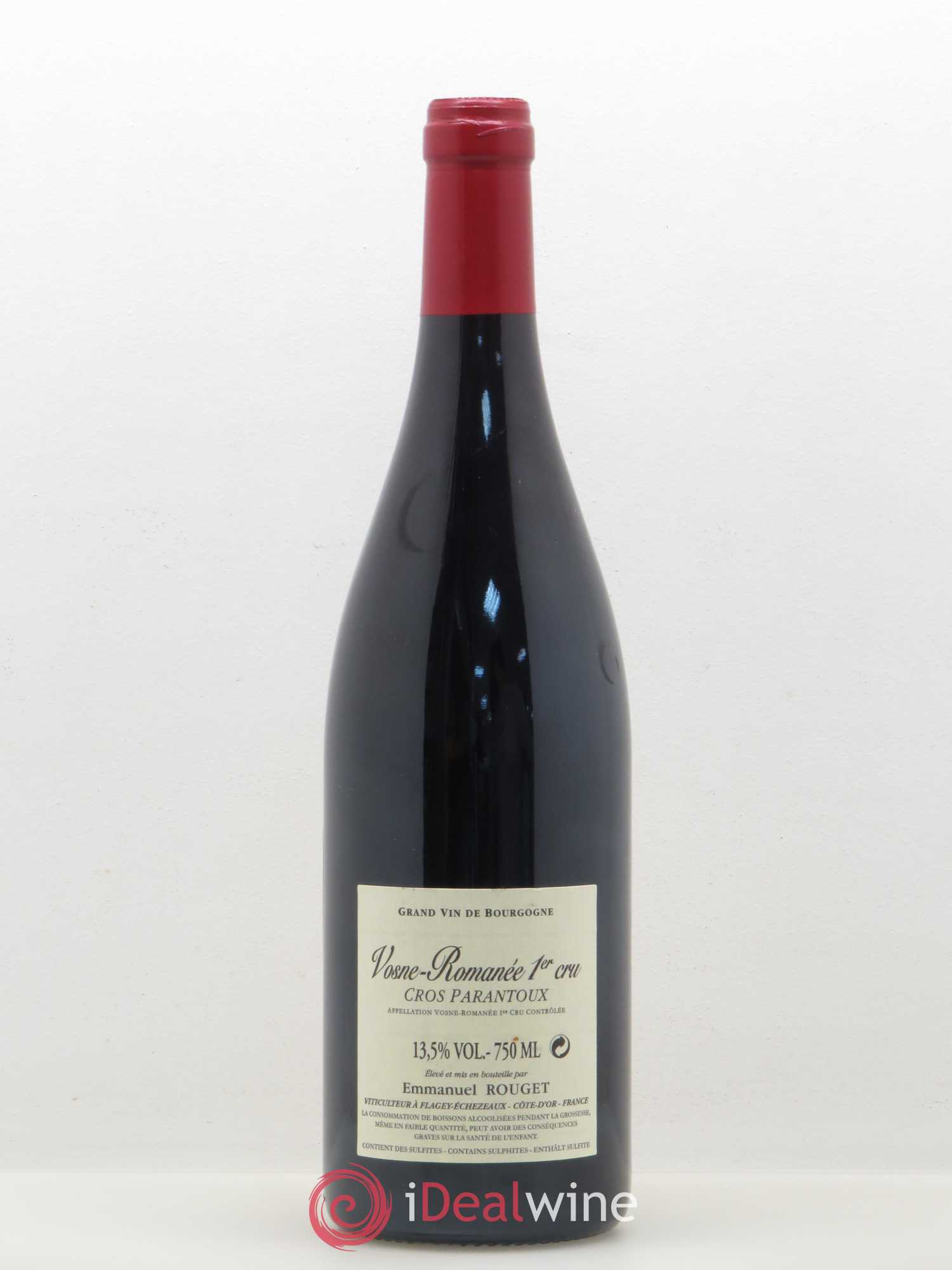 Vosne-Romanée 1er Cru Cros Parantoux Emmanuel Rouget 2009 - Lot de 1 bouteille - 1