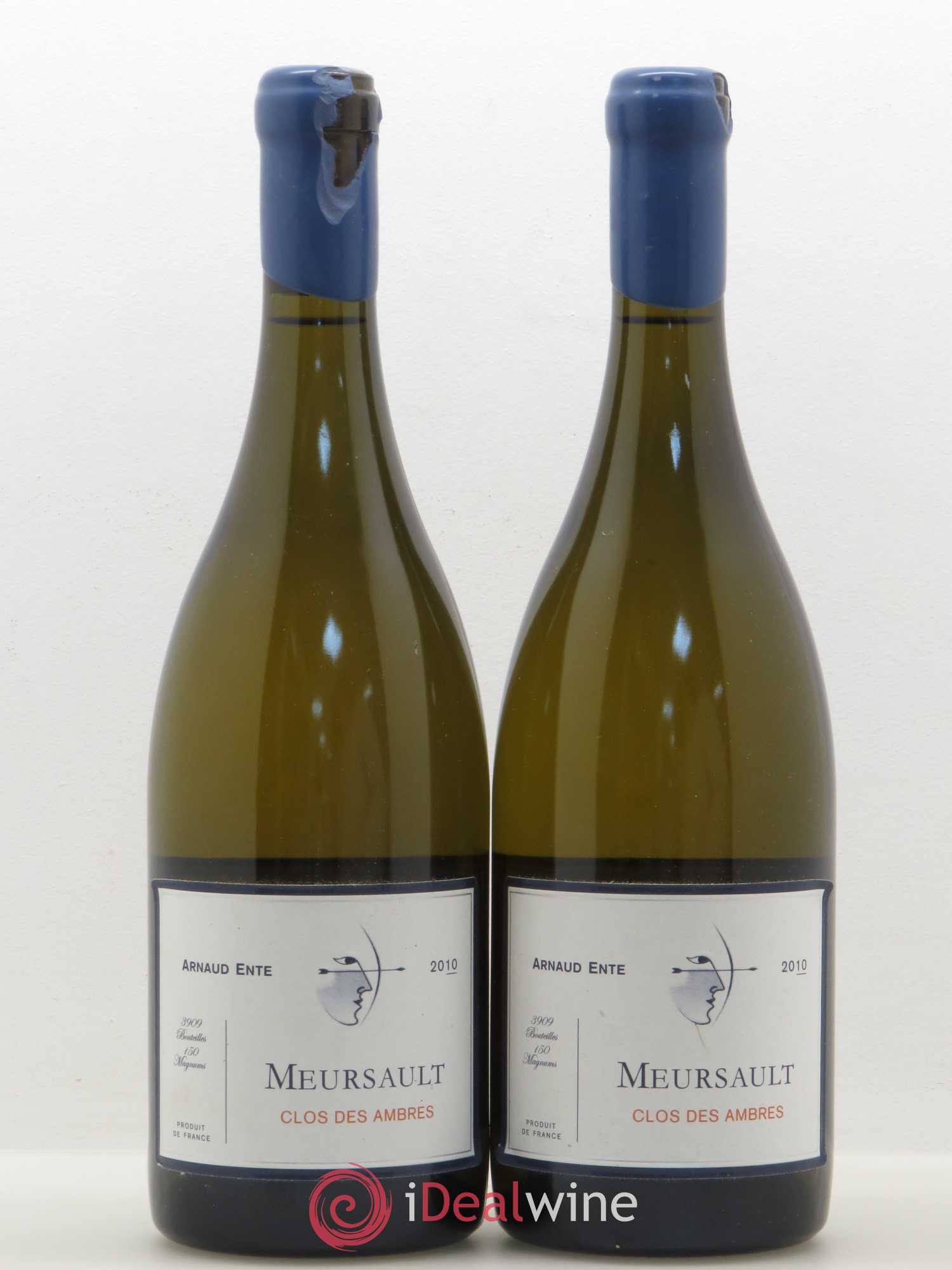 Meursault Clos des Ambres Arnaud Ente 2010 - Lotto di 2 bottiglie - 0