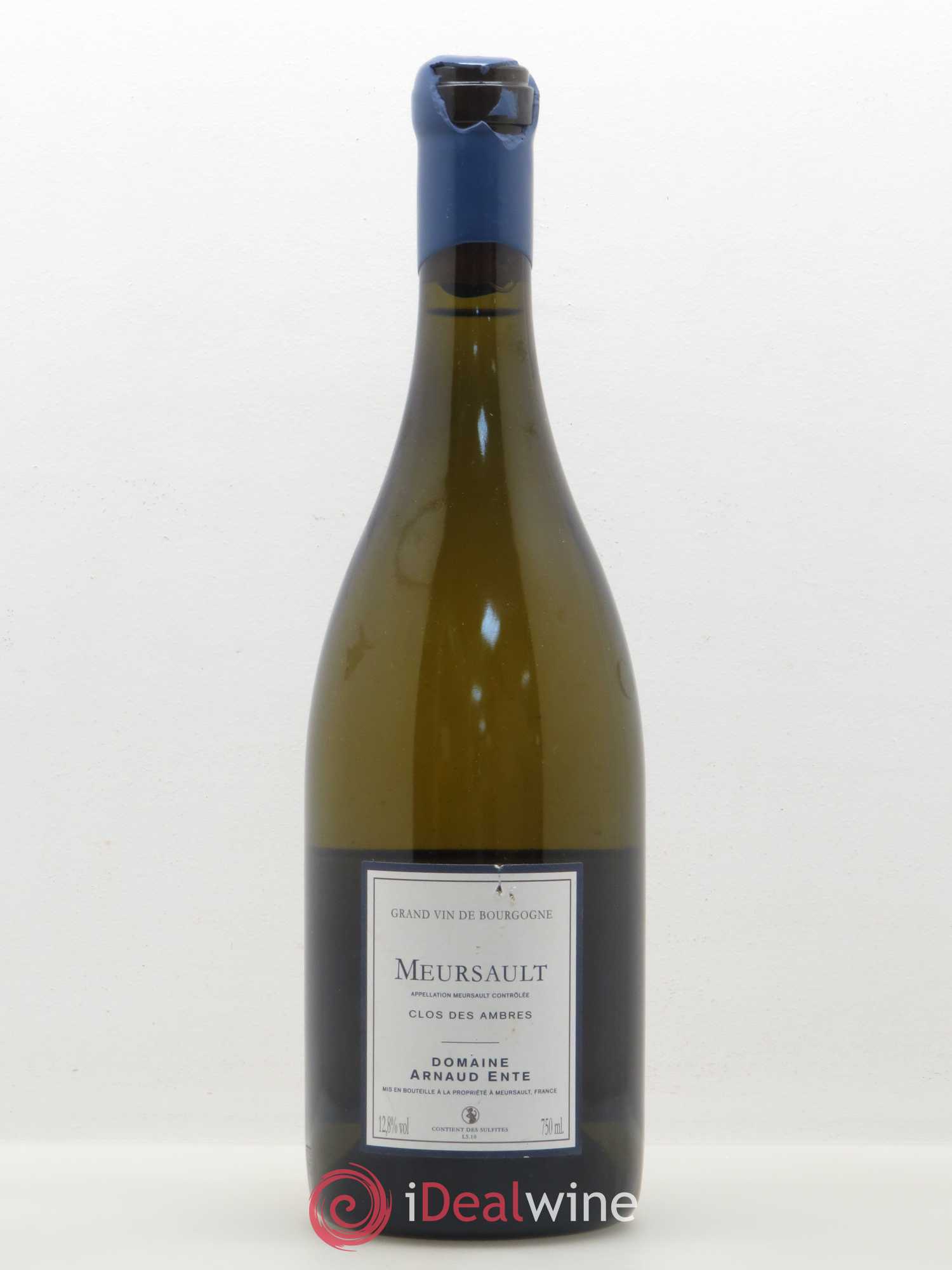 Meursault Clos des Ambres Arnaud Ente 2010 - Lot de 1 bouteille - 1