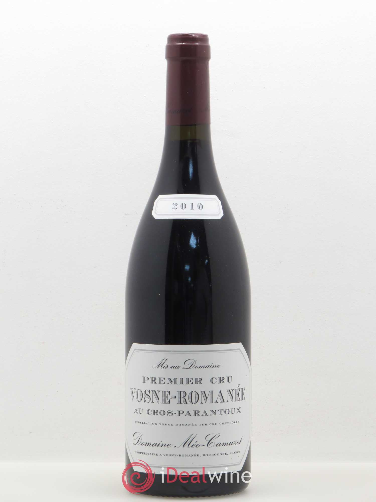 Vosne-Romanée 1er Cru Au Cros Parantoux Méo-Camuzet (Domaine) 2010 - Lot de 1 bouteille - 0