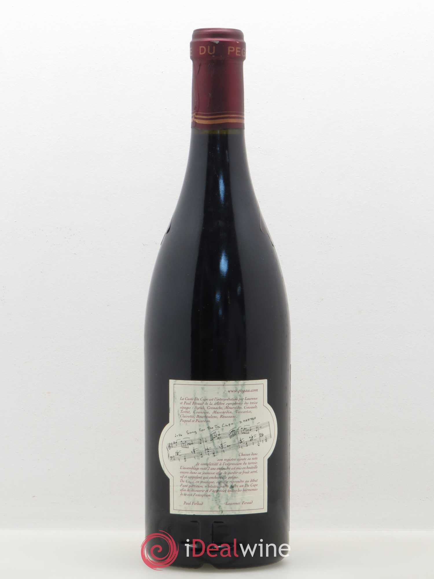 Châteauneuf-du-Pape Domaine du Pégau Cuvée Da Capo Paul et Laurence Féraud 2000 - Lot de 1 bouteille - 1