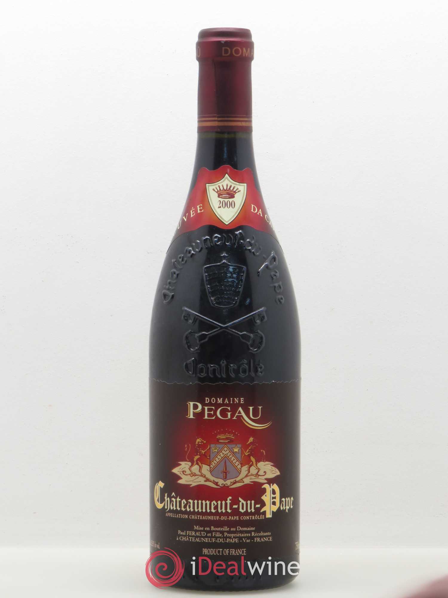 Châteauneuf-du-Pape Domaine du Pégau Cuvée Da Capo Paul et Laurence Féraud 2000 - Lot de 1 bouteille - 0
