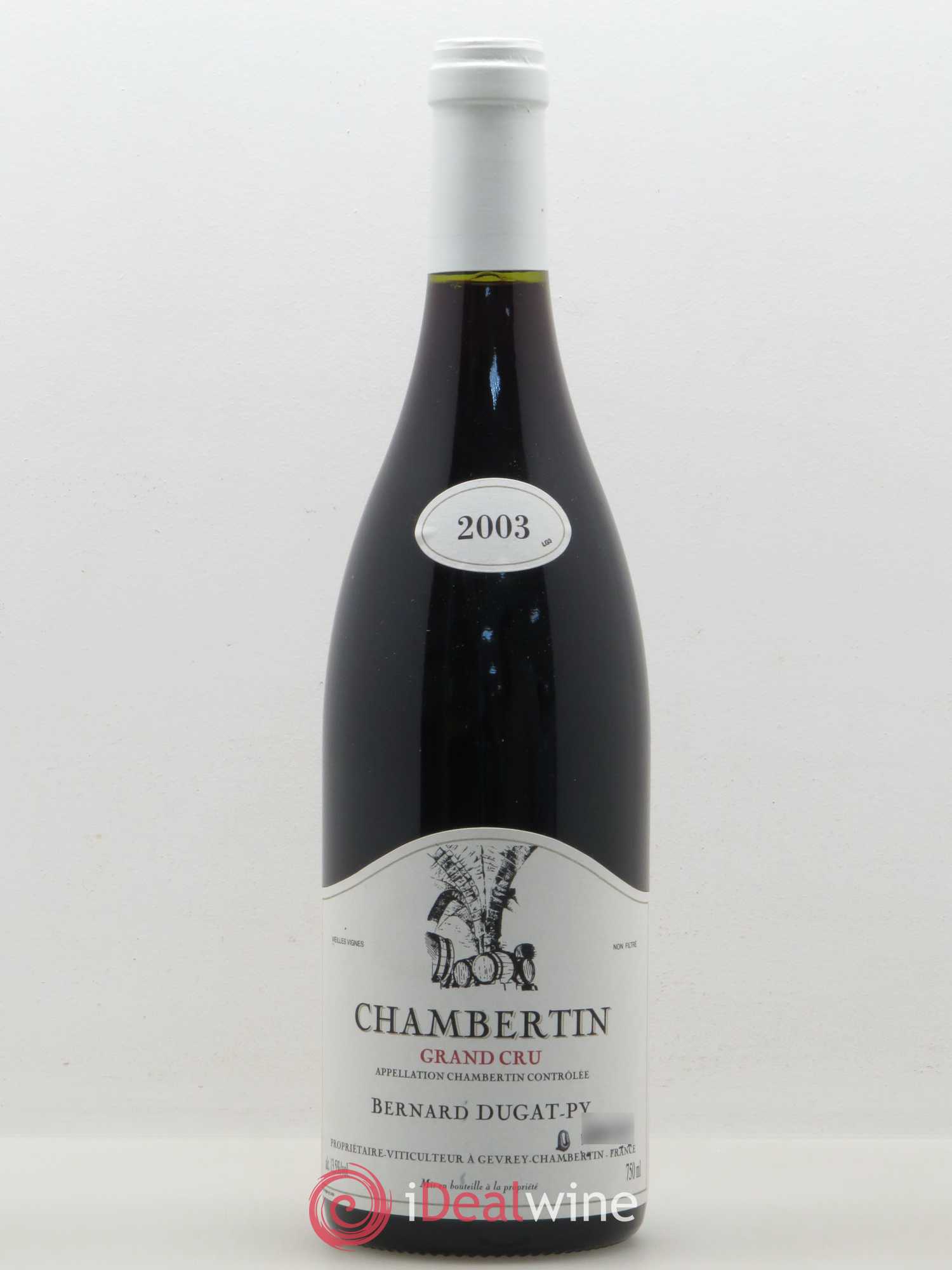 Chambertin Grand Cru Vieilles Vignes Dugat-Py Vieilles vignes 2003 - Posten von 1 Flasche - 0