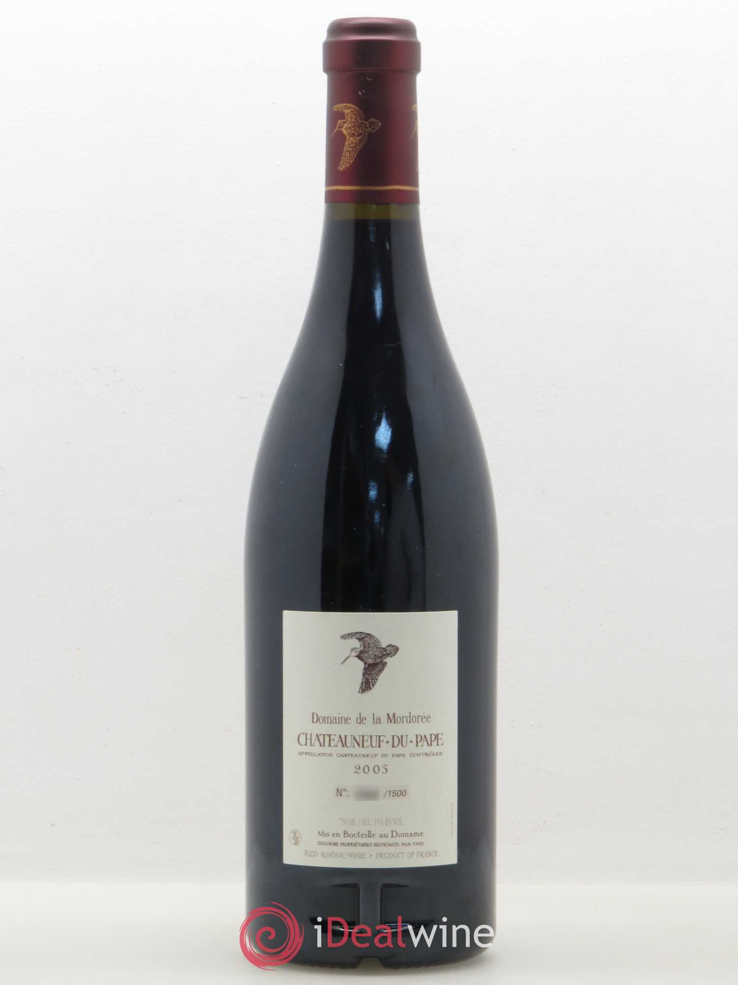 Châteauneuf-du-Pape La Plume du Peintre La Mordorée (Domaine de) 2005 - Lot de 1 bouteille - 1