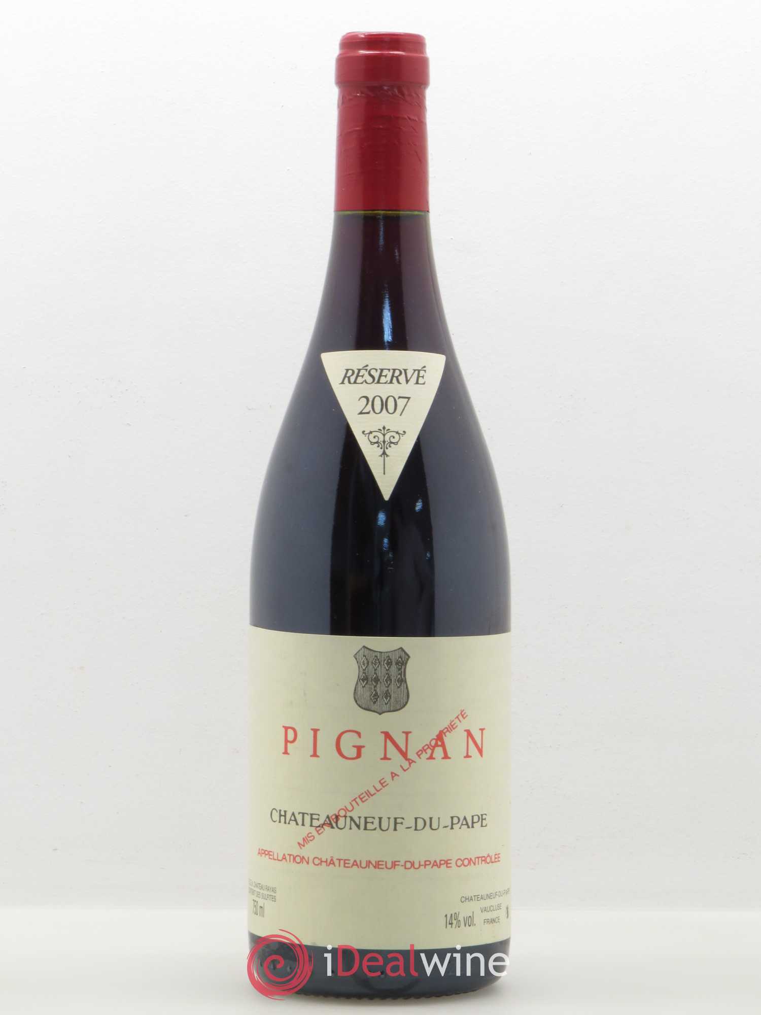 Châteauneuf-du-Pape Pignan Emmanuel Reynaud 2007 - Lot de 1 bouteille - 0