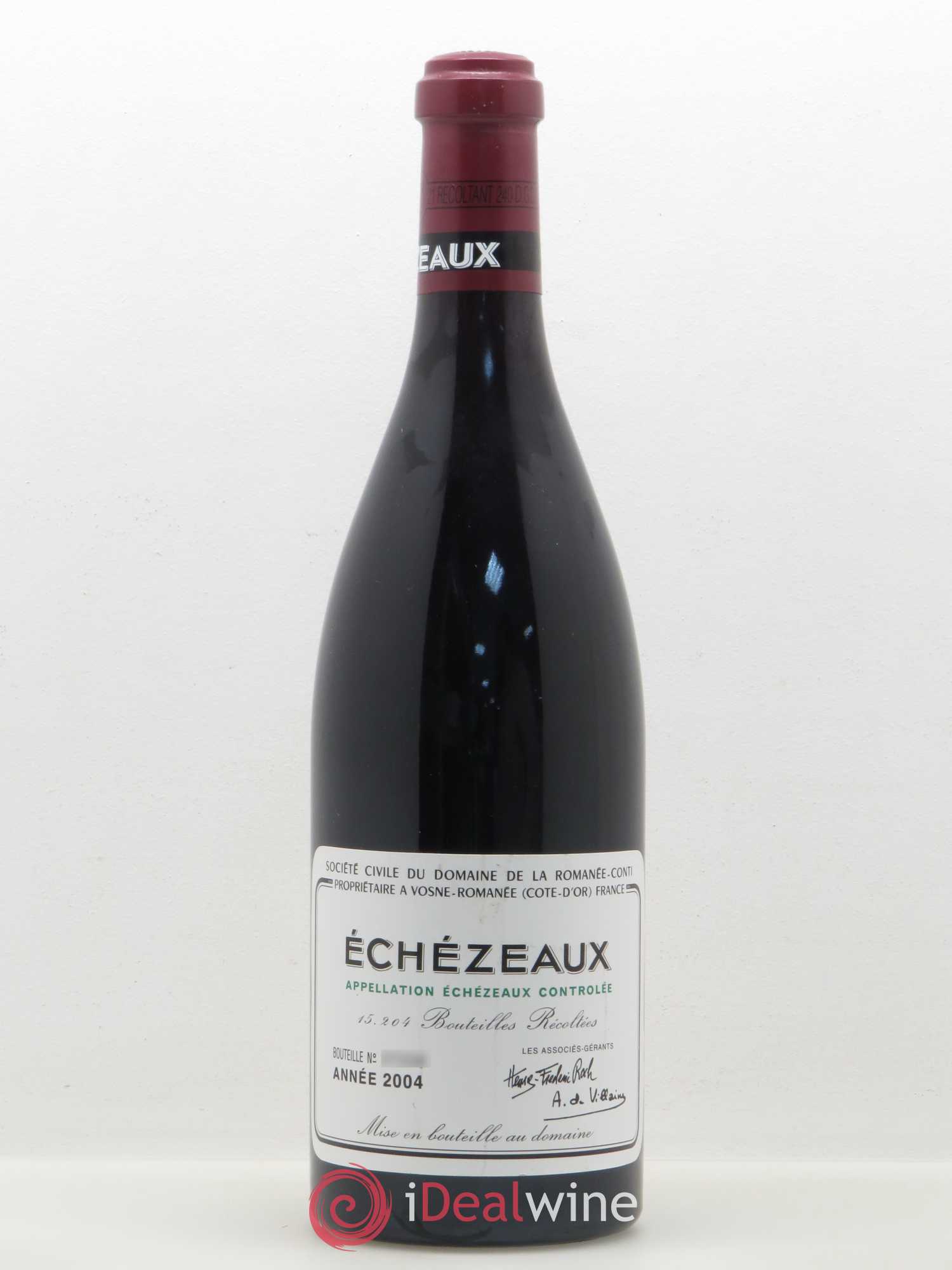 Echezeaux Grand Cru Domaine de la Romanée-Conti 2004 - Lot de 1 bouteille - 0