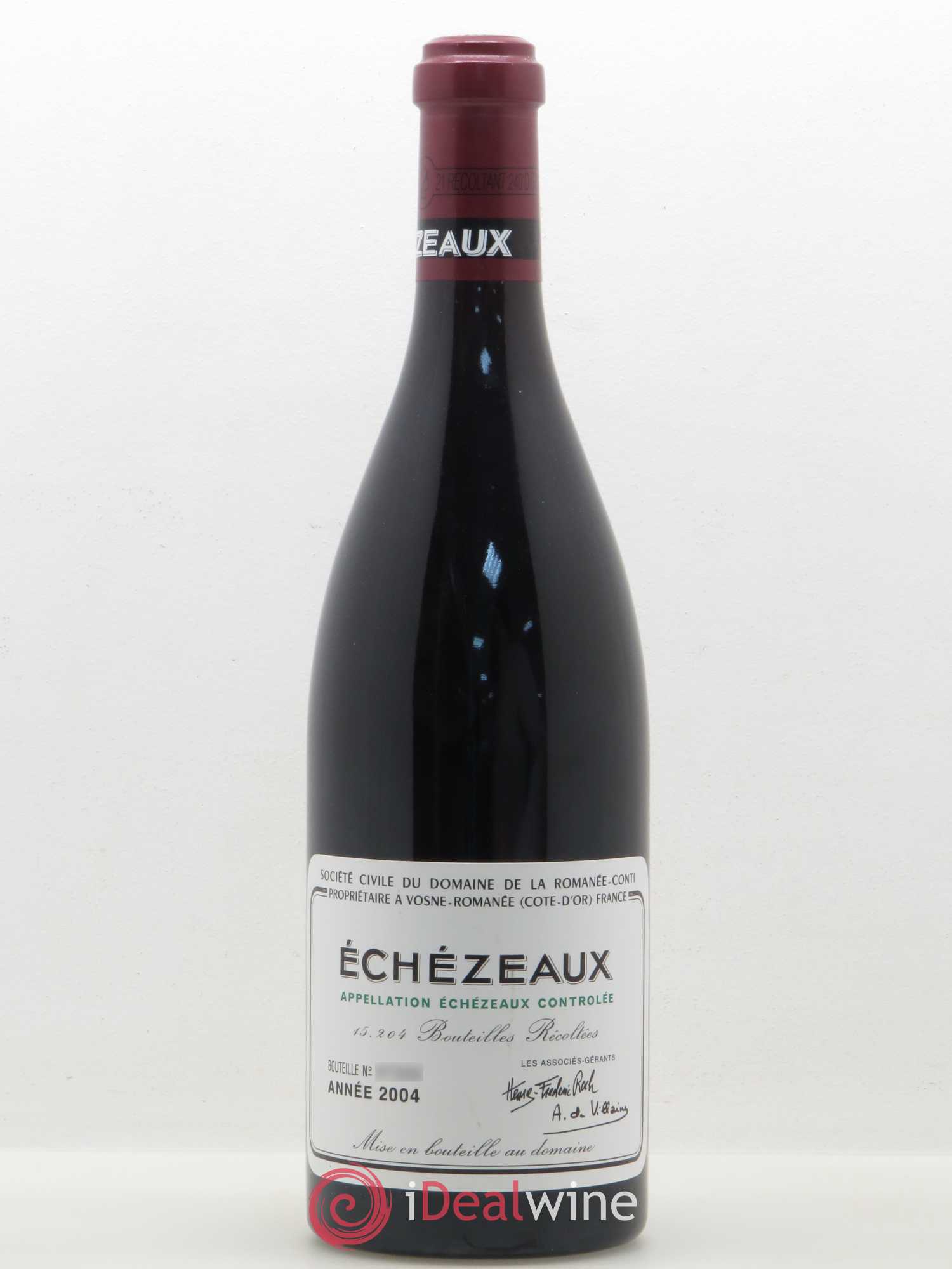 Echezeaux Grand Cru Domaine de la Romanée-Conti 2004 - Lot de 1 bouteille - 0