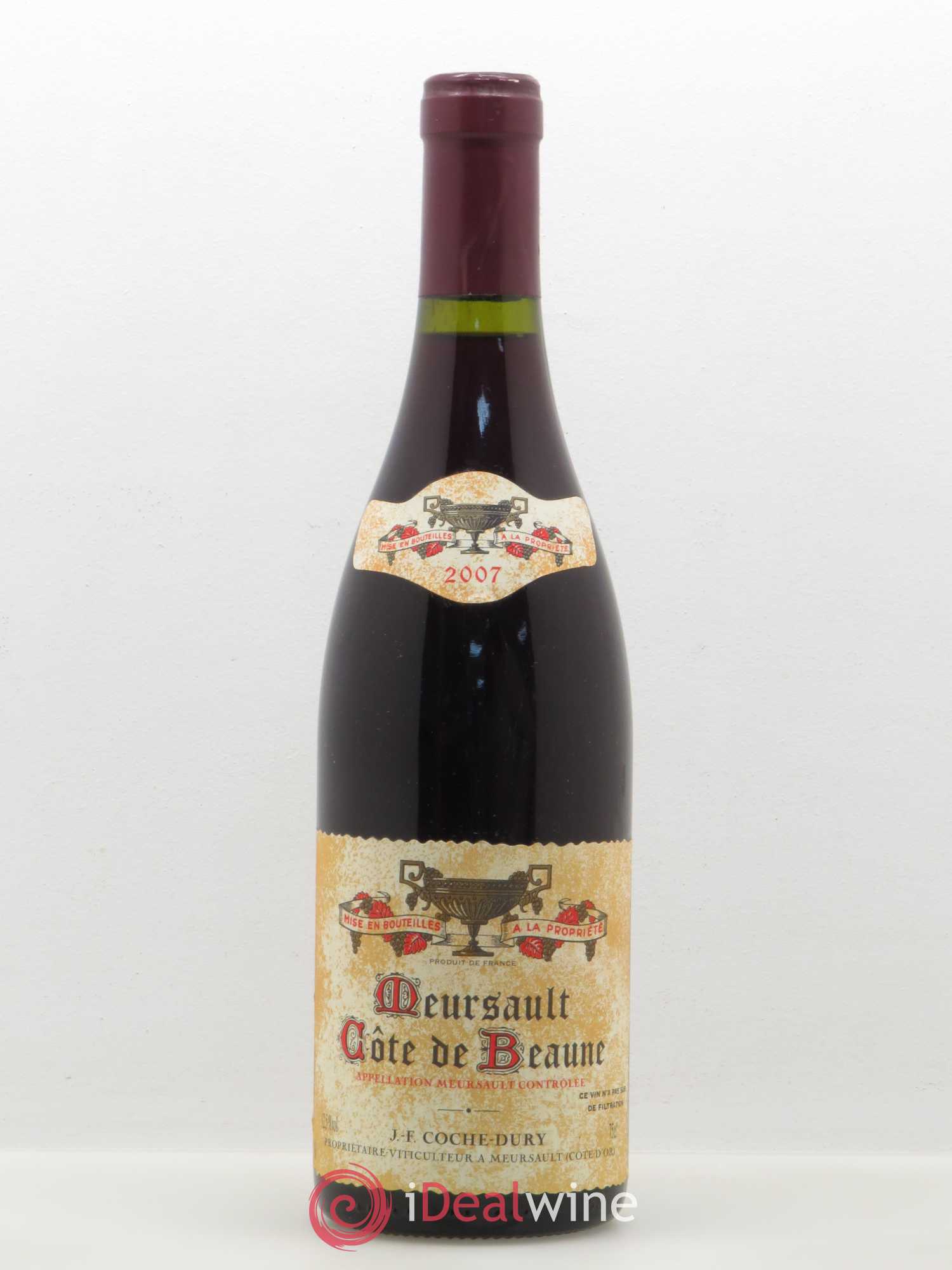 Meursault Côte de Beaune Coche Dury 2007 - Posten von 1 Flasche - 0