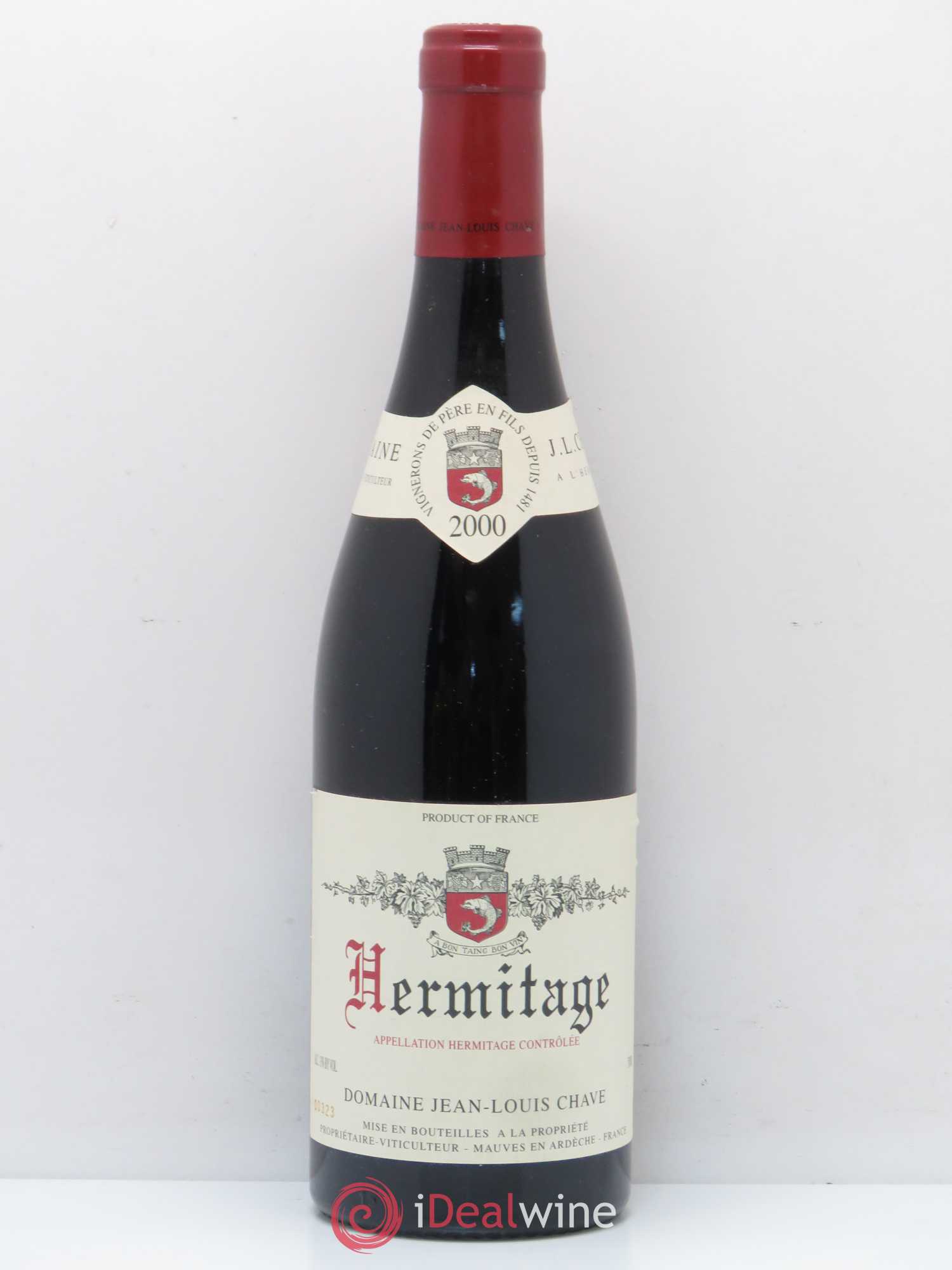 Hermitage Jean-Louis Chave 2000 - Lot de 1 bouteille - 0