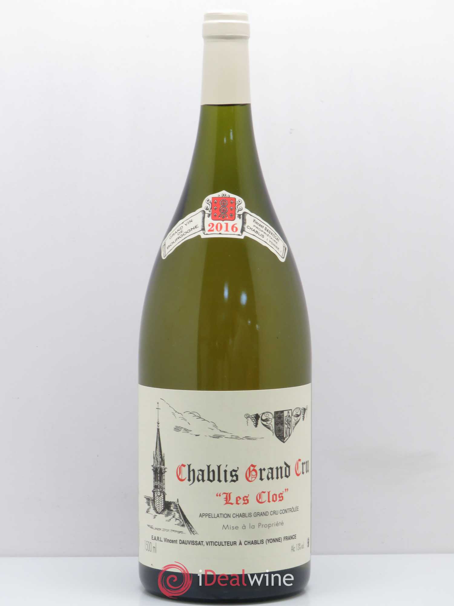 Chablis Grand Cru Les Clos Vincent Dauvissat (Domaine) 2016 - Lot de 1 magnum - 0
