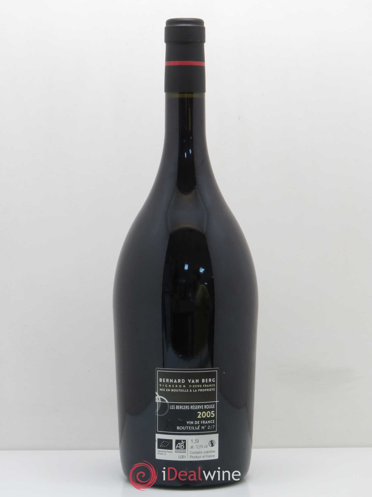 Vin de France Les Bergers Le Vin le plus simplement Van Berg 2005 - Posten von 1 Magnum - 1