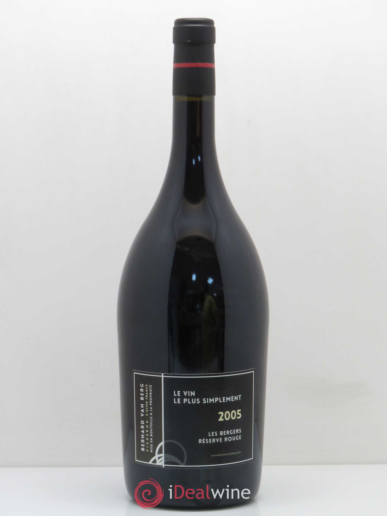 Vin de France Les Bergers Le Vin le plus simplement Van Berg 2005 - Posten von 1 Magnum - 0