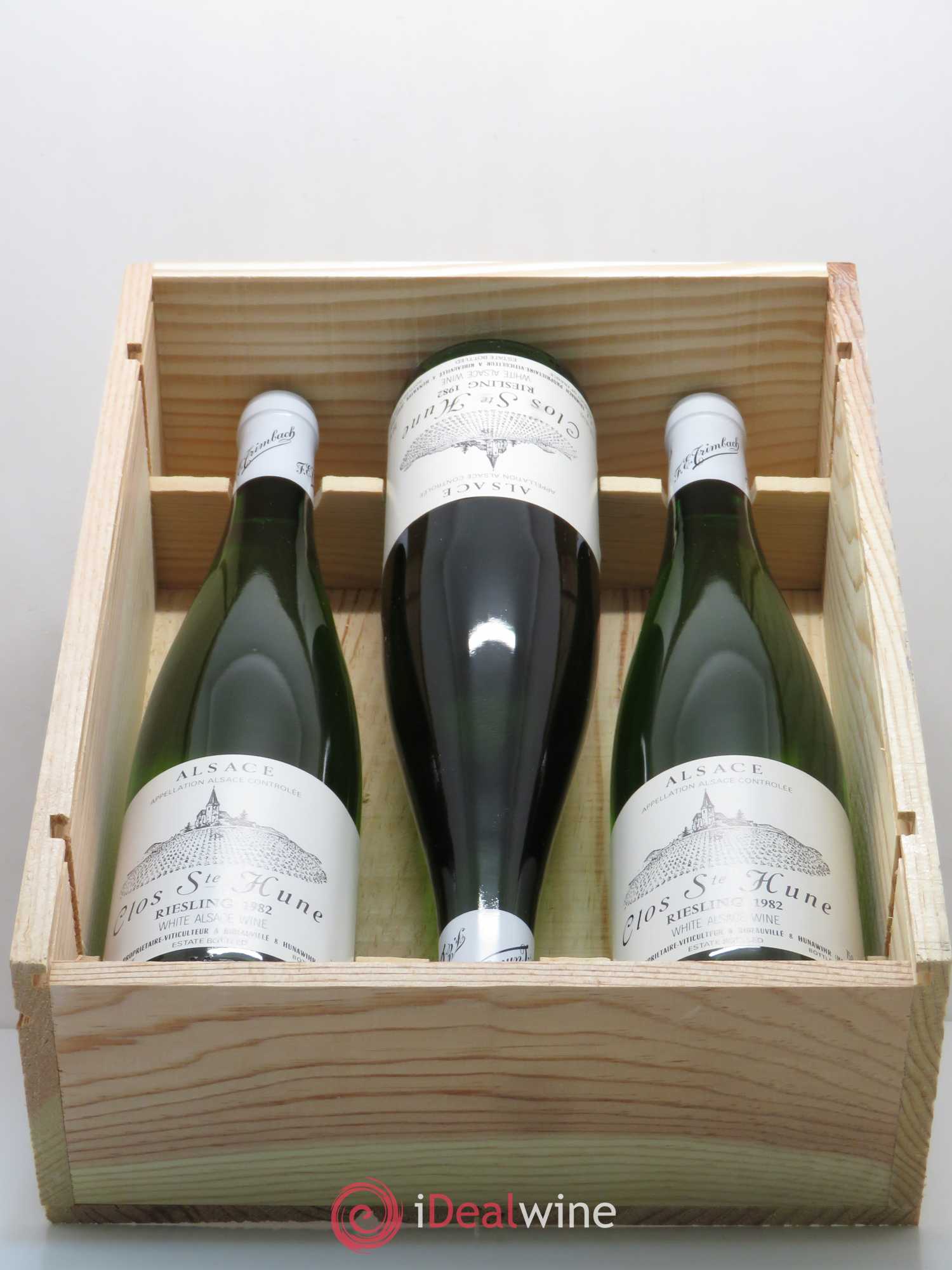 Alsace Riesling Clos Sainte-Hune Trimbach (Domaine) 1982 - Lot de 3 bouteilles - 2