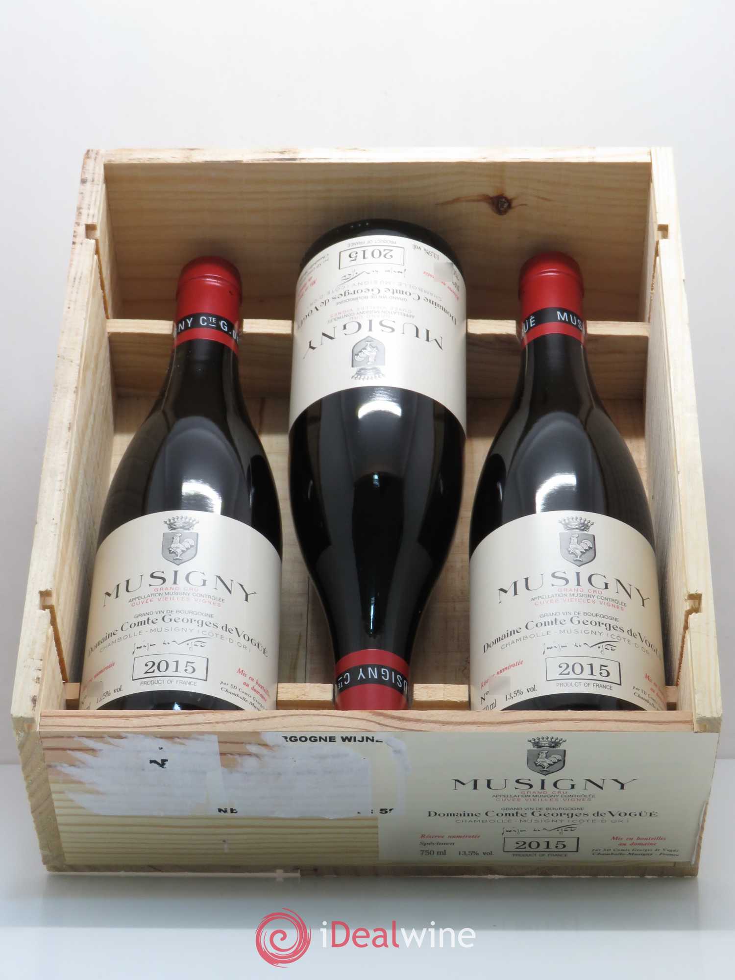 Musigny Grand Cru Cuvée Vieilles Vignes Comte Georges de Vogüé 2015 - Lot de 3 bouteilles - 3