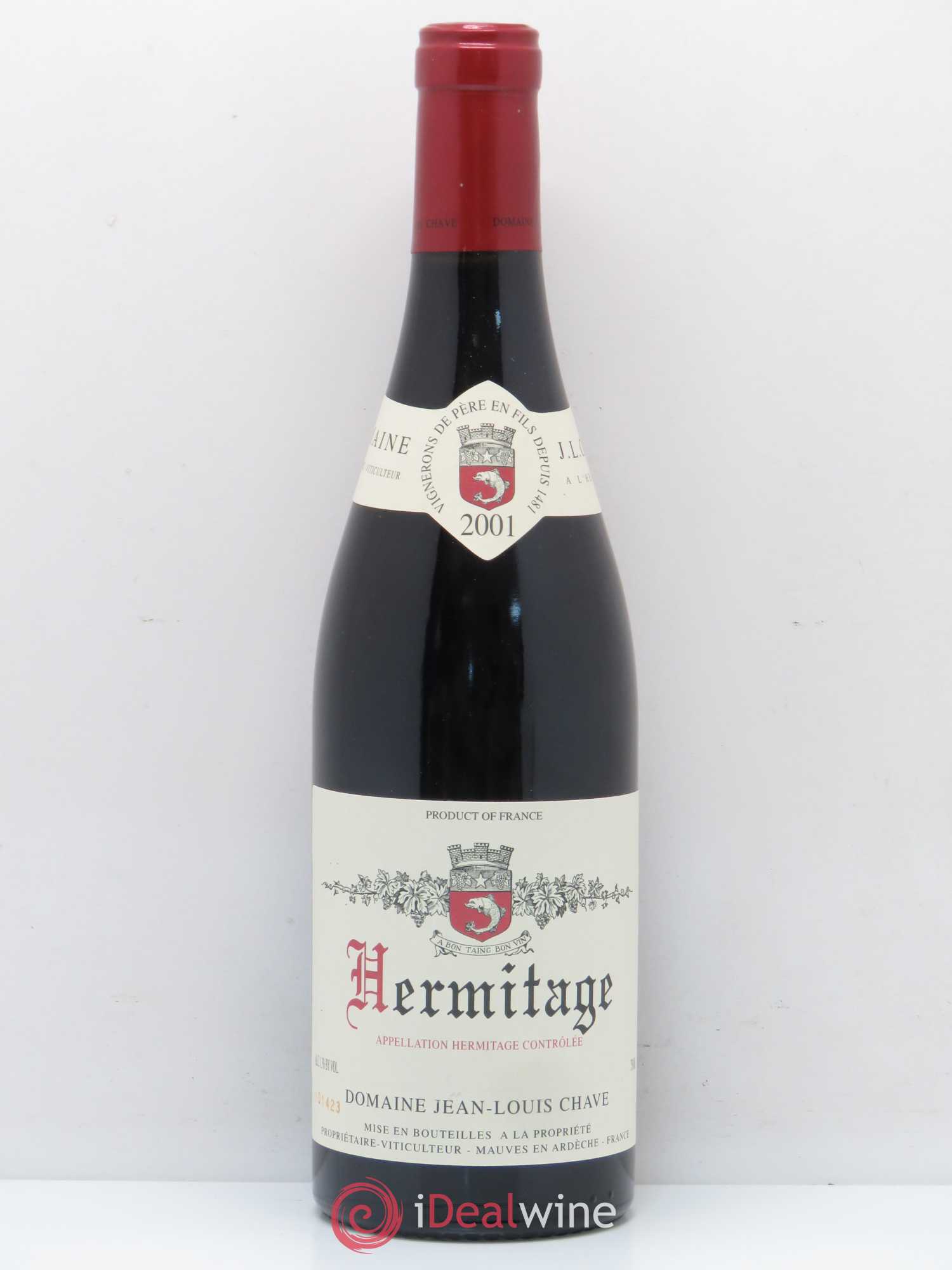 Hermitage Jean-Louis Chave 2001 - Lot de 1 bouteille - 0