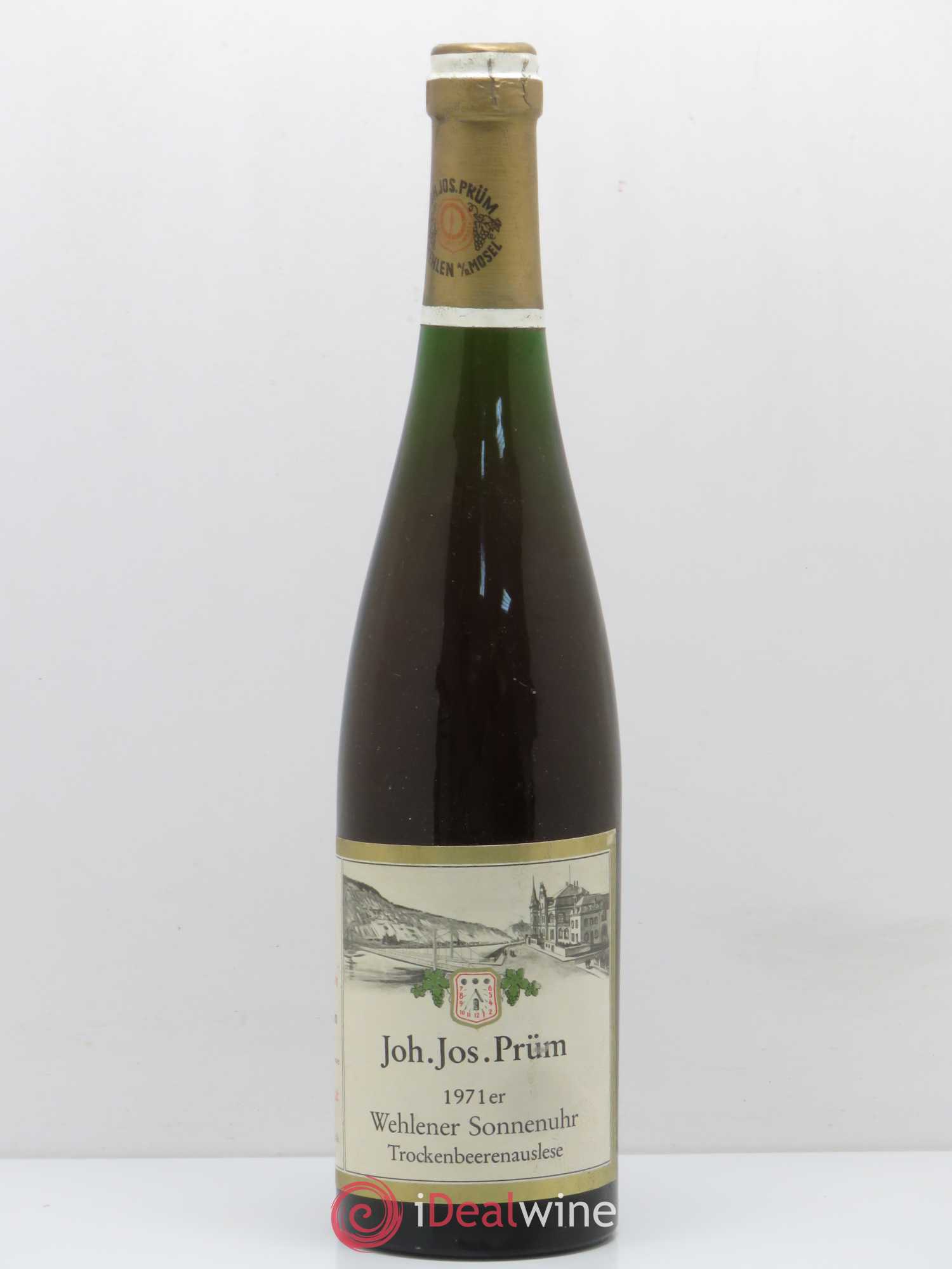 Riesling Wehlener Sonnenuhr Trockenbeerenauslese LGK AP2172 Joh.Jos.Prum 1971 - Posten von 1 Flasche - 0