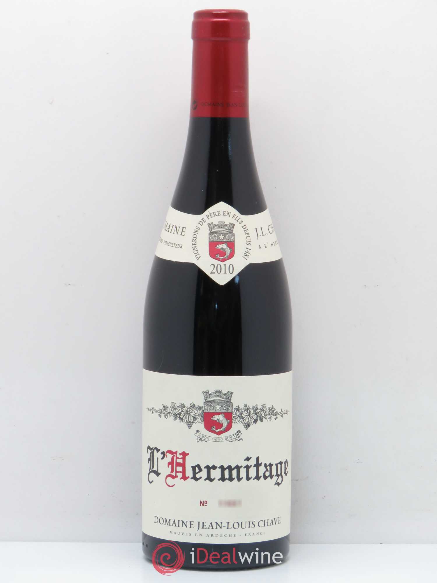 Hermitage Jean-Louis Chave 2010 - Lot de 1 bouteille - 0