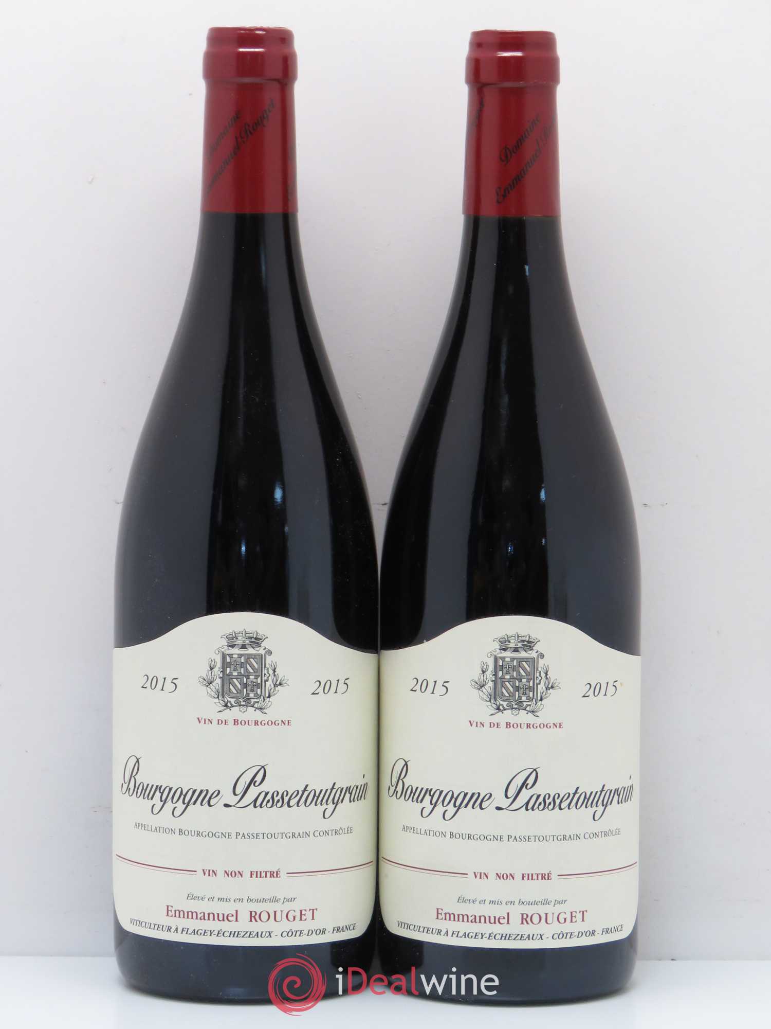 Bourgogne Passetoutgrain Rouget 2015 - Lot de 2 bouteilles - 0