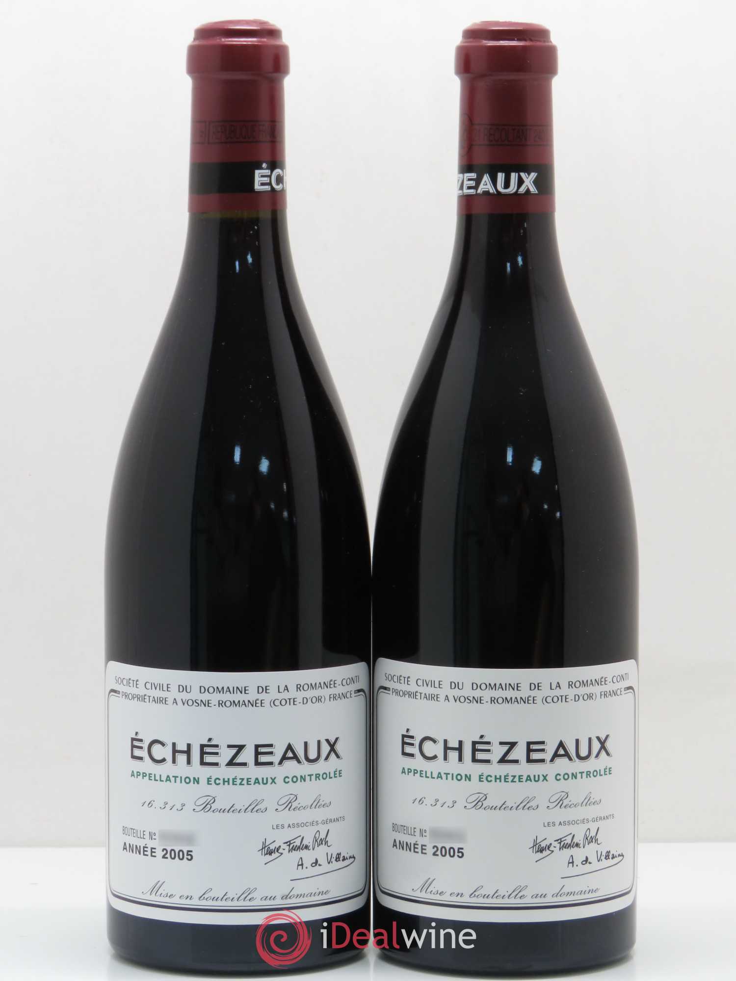 Echezeaux Grand Cru Domaine de la Romanée-Conti 2005 - Lot de 2 bouteilles - 0