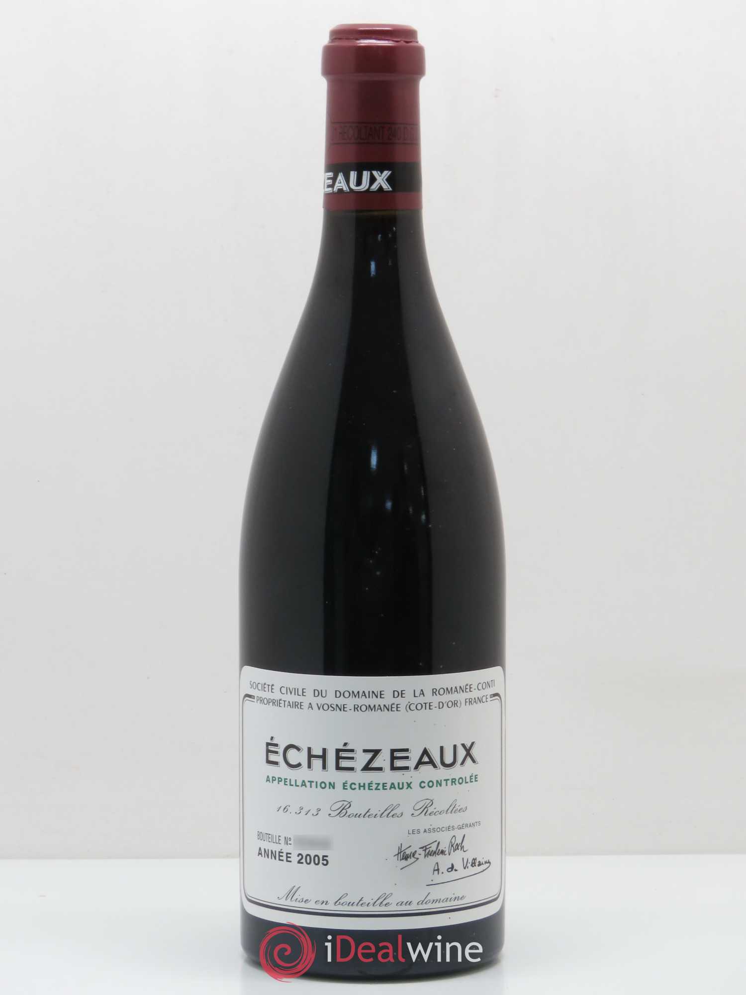 Echezeaux Grand Cru Domaine de la Romanée-Conti 2005 - Lot de 1 bouteille - 0