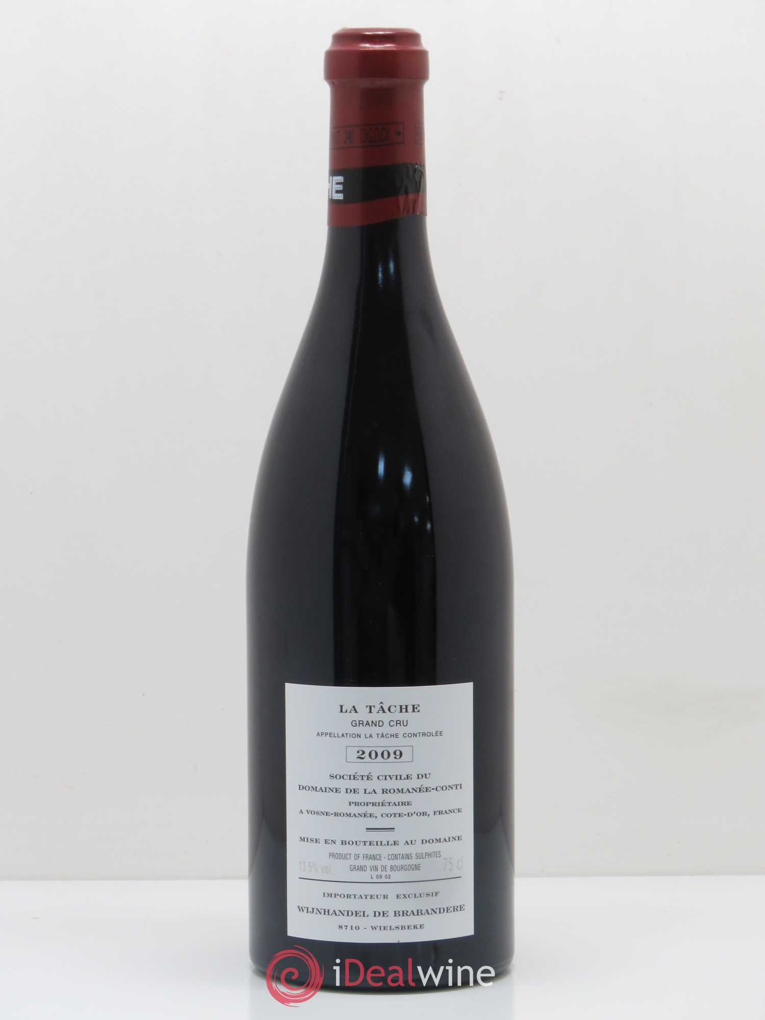 La Tâche Grand Cru Domaine de la Romanée-Conti 2009 - Lot de 1 bouteille - 1