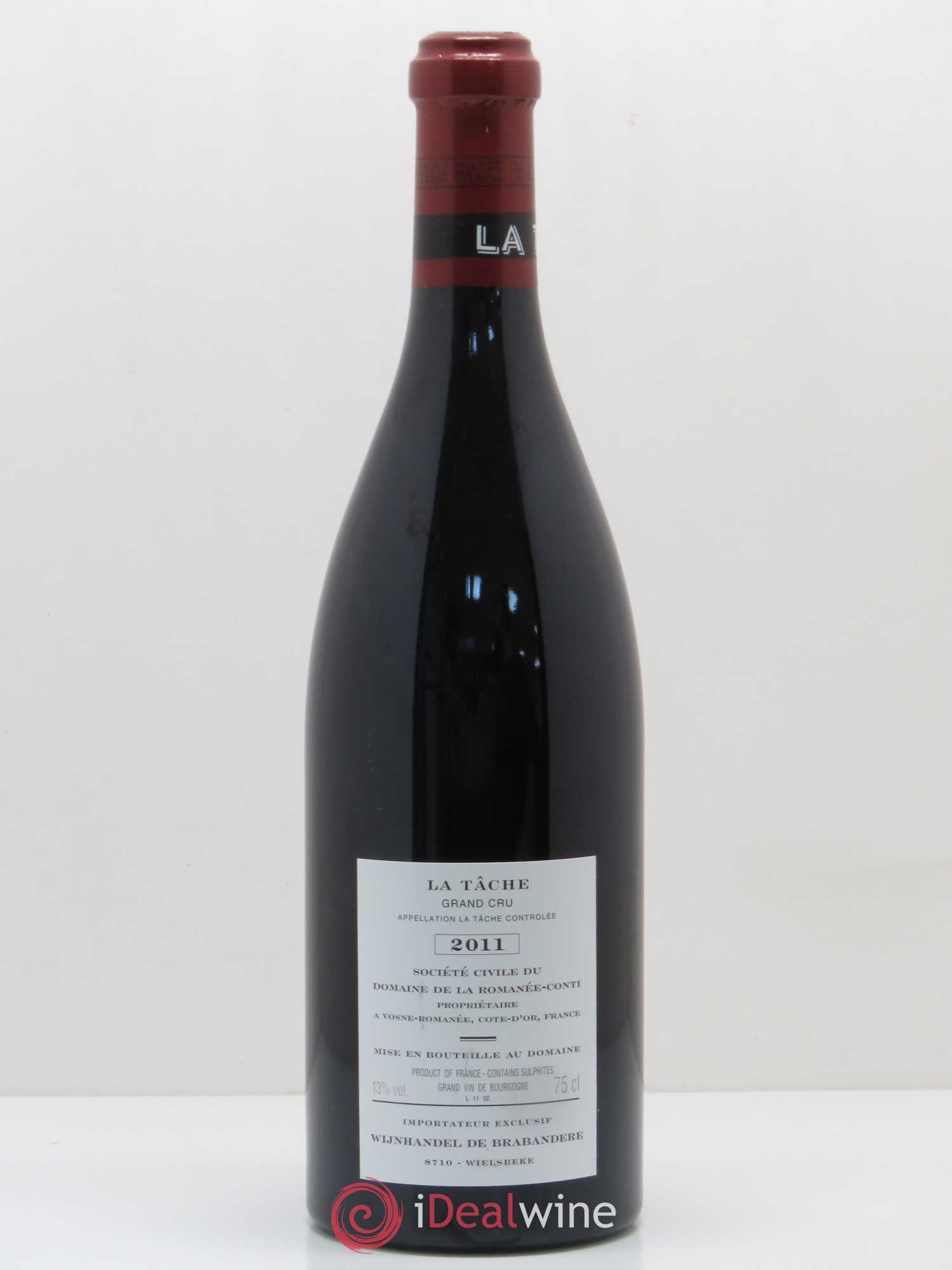 La Tâche Grand Cru Domaine de la Romanée-Conti 2011 - Lot de 1 bouteille - 1
