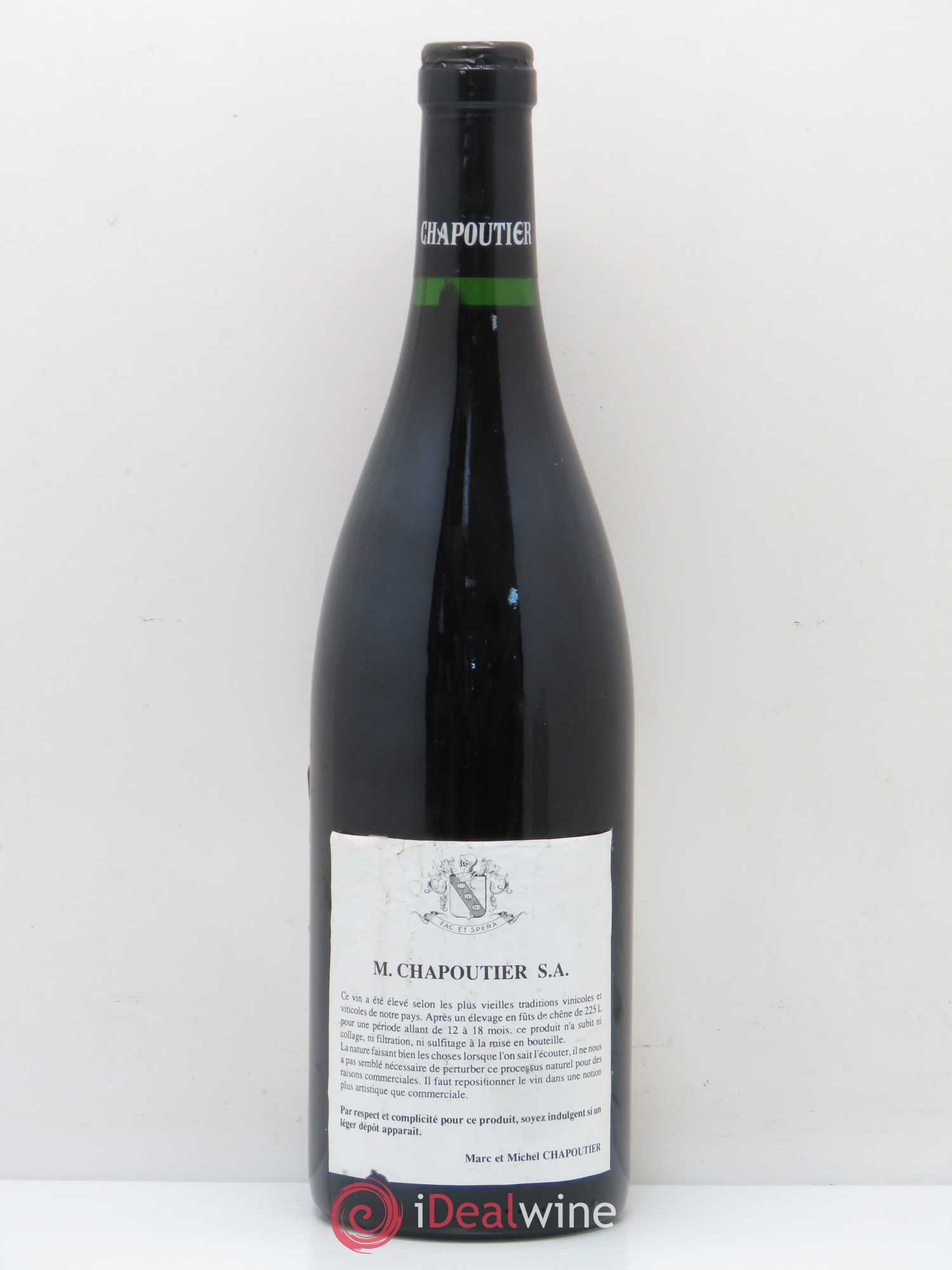 Hermitage Ermitage Le Pavillon Chapoutier 1989 - Posten von 1 Flasche - 1