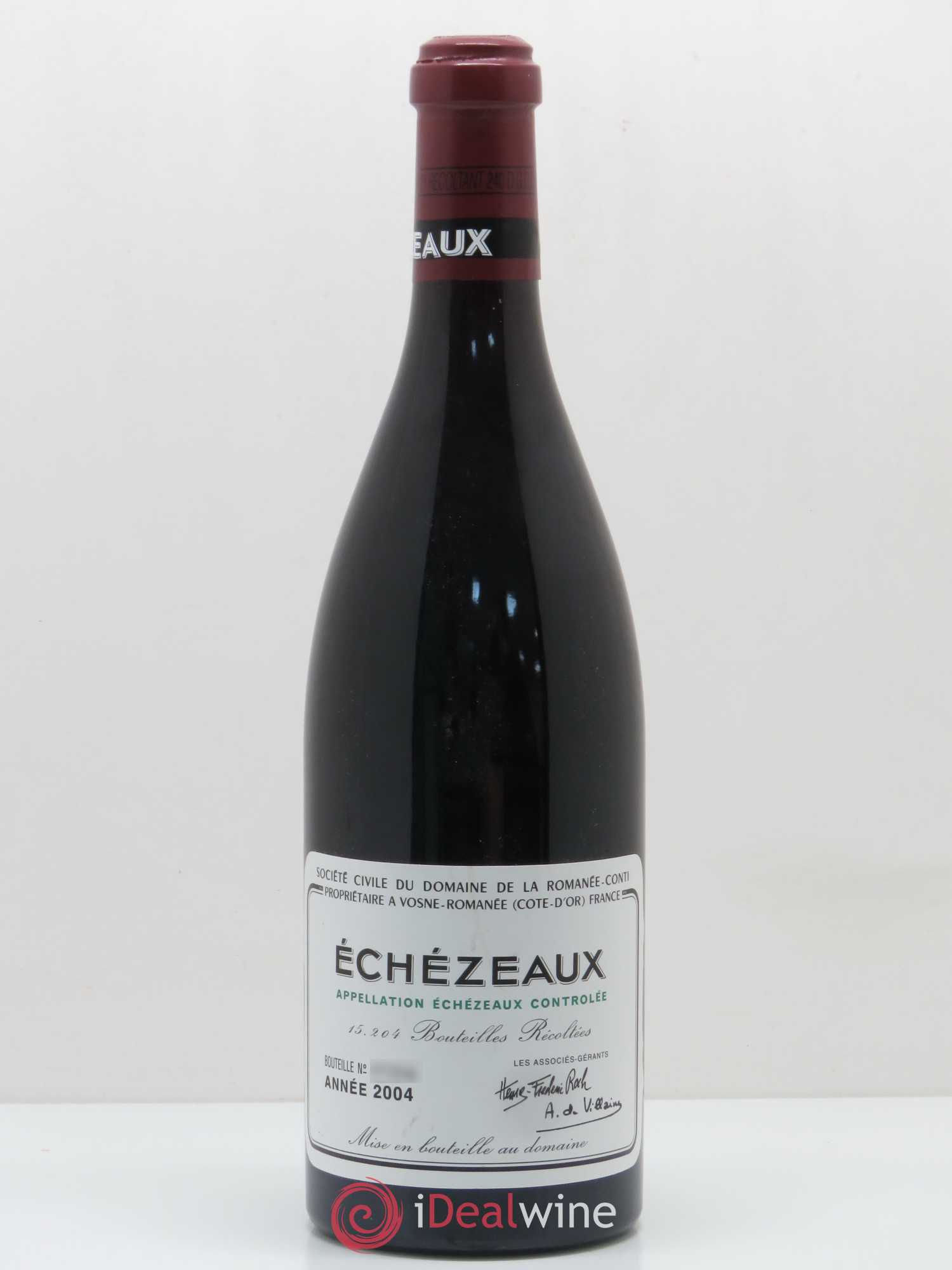 Echezeaux Grand Cru Domaine de la Romanée-Conti 2004 - Lot de 1 bouteille - 0
