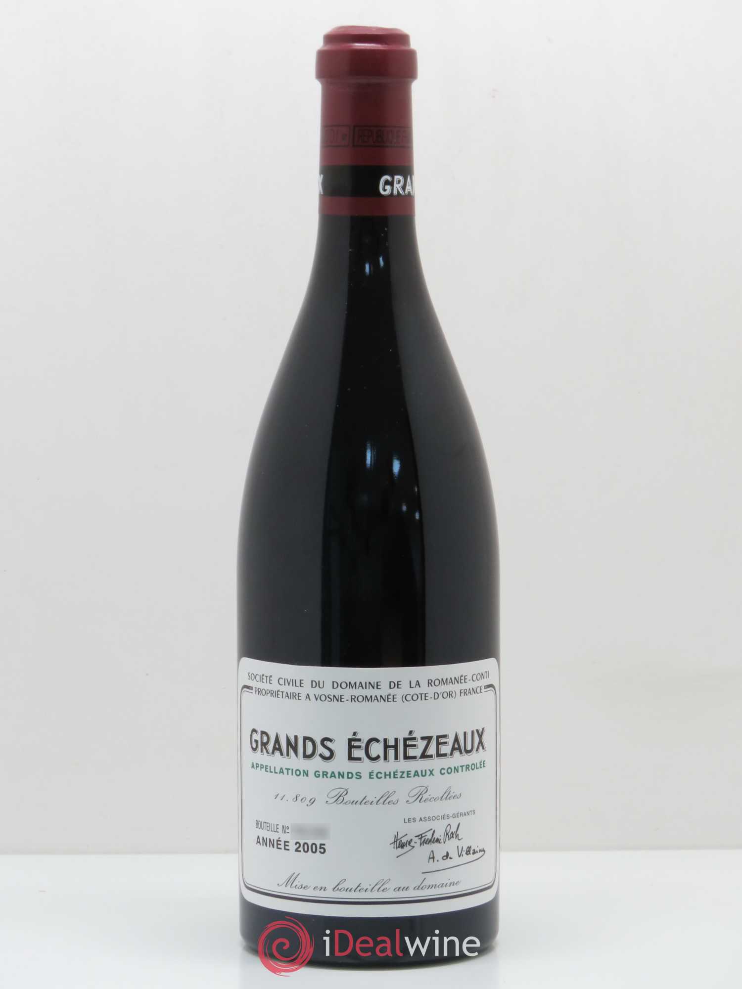 Grands-Echezeaux Grand Cru Domaine de la Romanée-Conti 2005 - Lot de 1 bouteille - 0