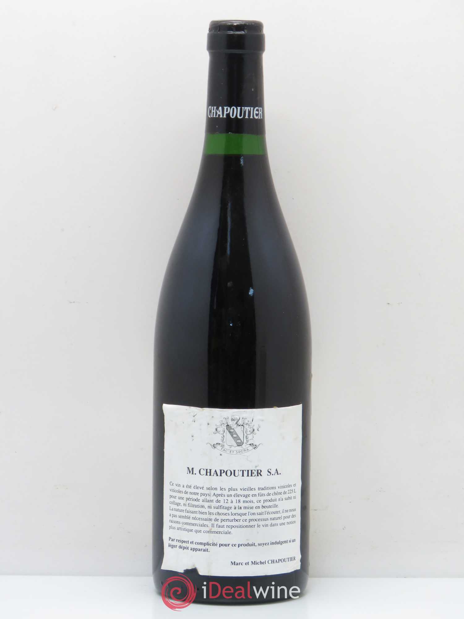 Hermitage Ermitage Le Pavillon Chapoutier 1989 - Lot de 1 bouteille - 1