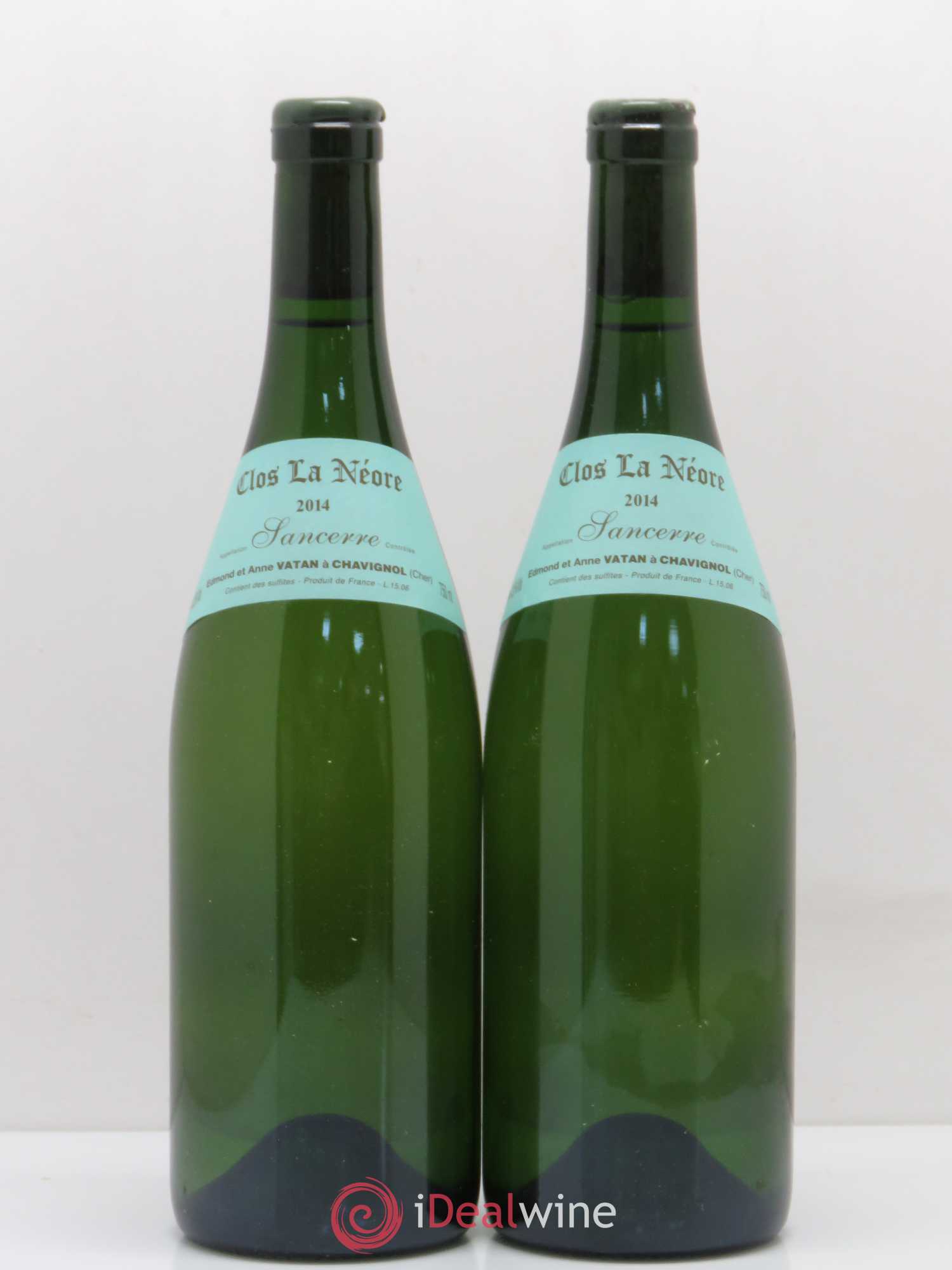 Sancerre Clos la Neore Edmond Vatan 2014 - Lot de 2 bouteilles - 0
