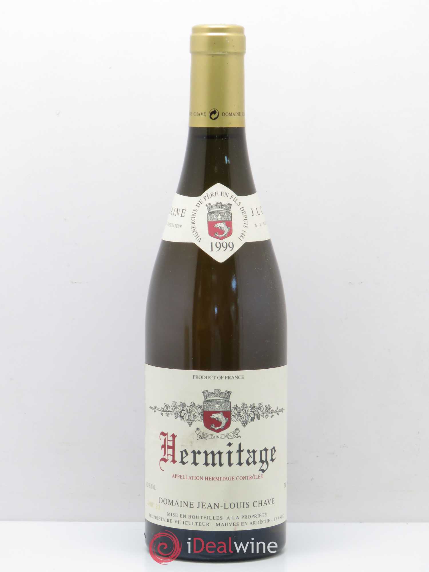 Hermitage Jean-Louis Chave 1999 - Lot de 1 bouteille - 0