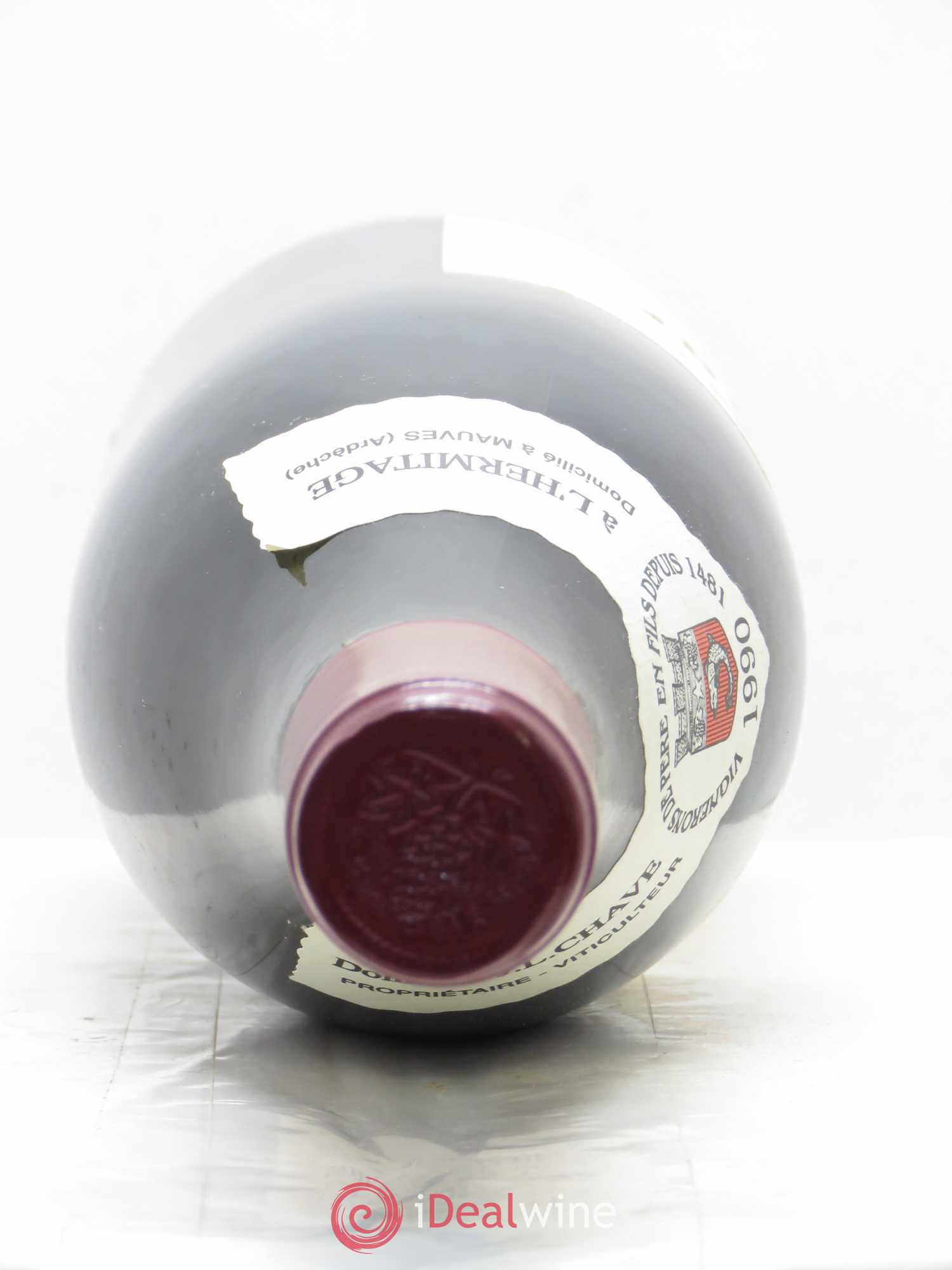 Hermitage Jean-Louis Chave 1990 - Lot de 2 bouteilles - 1