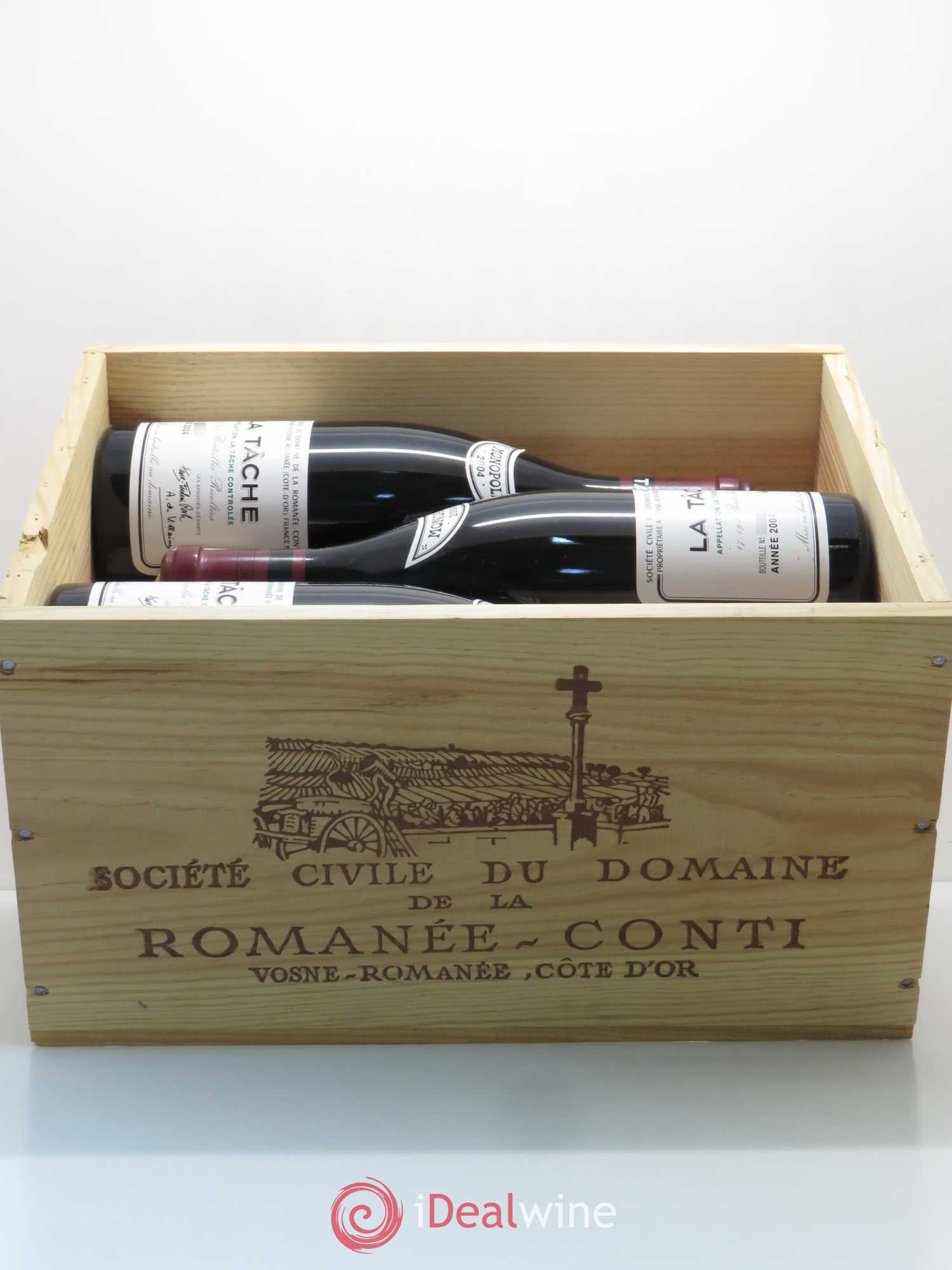 La Tâche Grand Cru Domaine de la Romanée-Conti 2004 - Lot de 6 bouteilles - 6