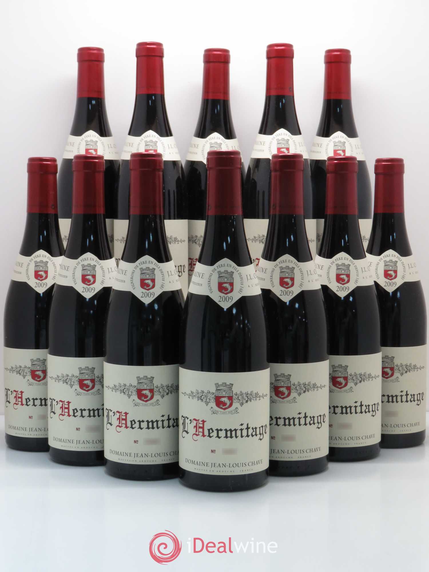 Hermitage Jean-Louis Chave 2009 - Lot de 12 bouteilles - 0