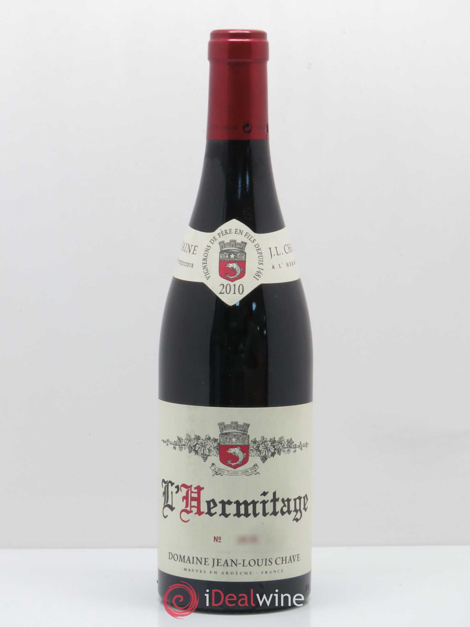 Hermitage Jean-Louis Chave 2010 - Lot de 1 bouteille - 0