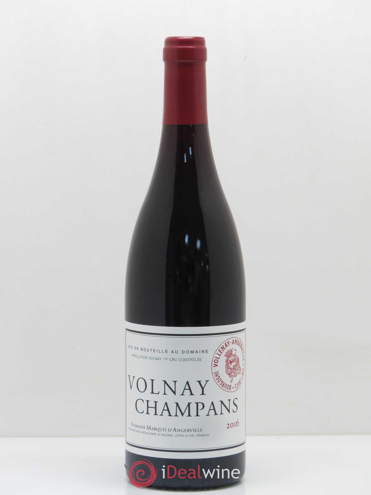 Volnay 1er Cru Champans Marquis d'Angerville (Domaine) 2016 - Lot de 1 bouteille - 0