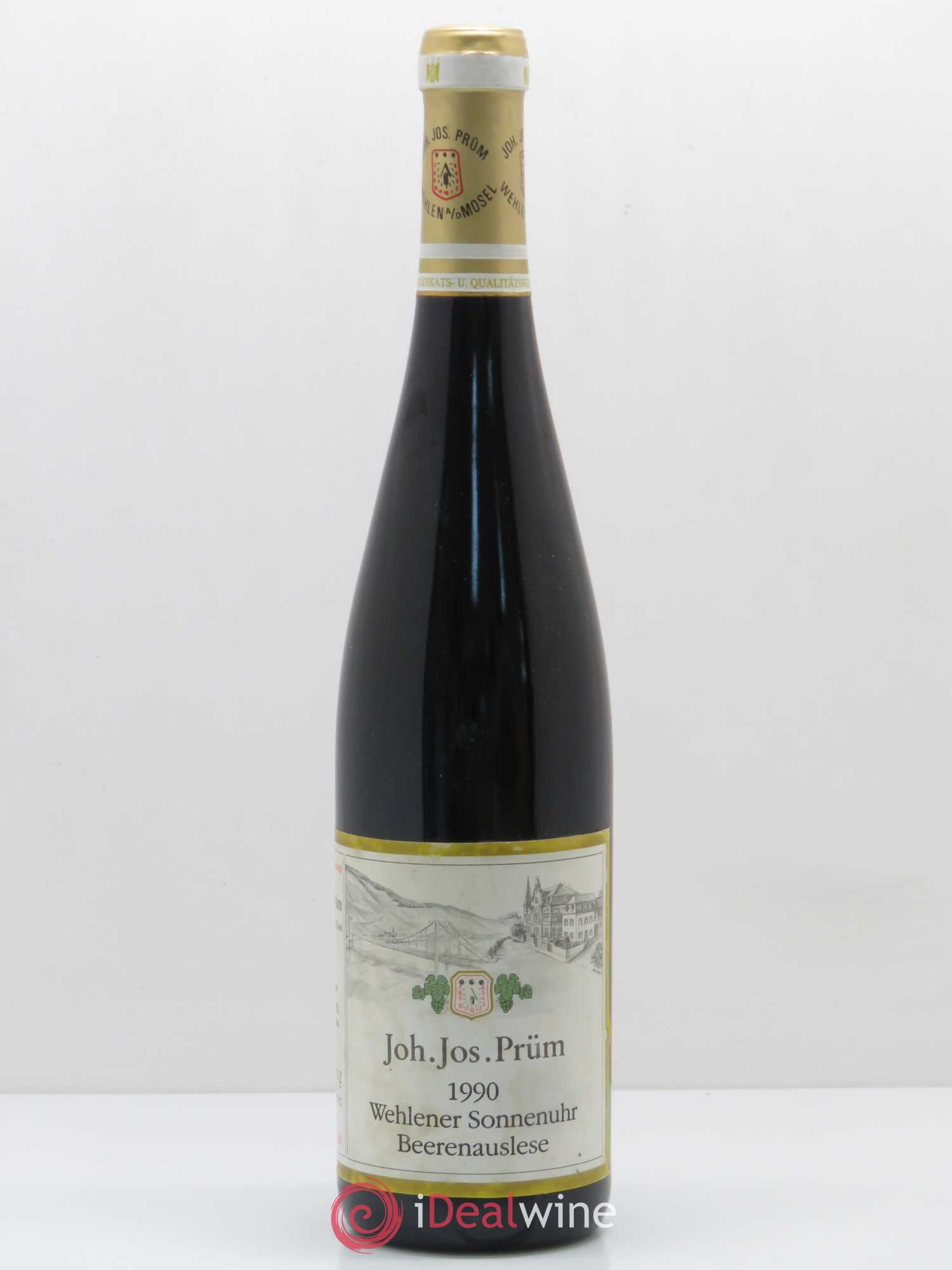Riesling Wehlener Sonnenuhr Beerenauslese LGK AP2093 Joh.Jos.Prum 1990 - Posten von 1 Flasche - 0