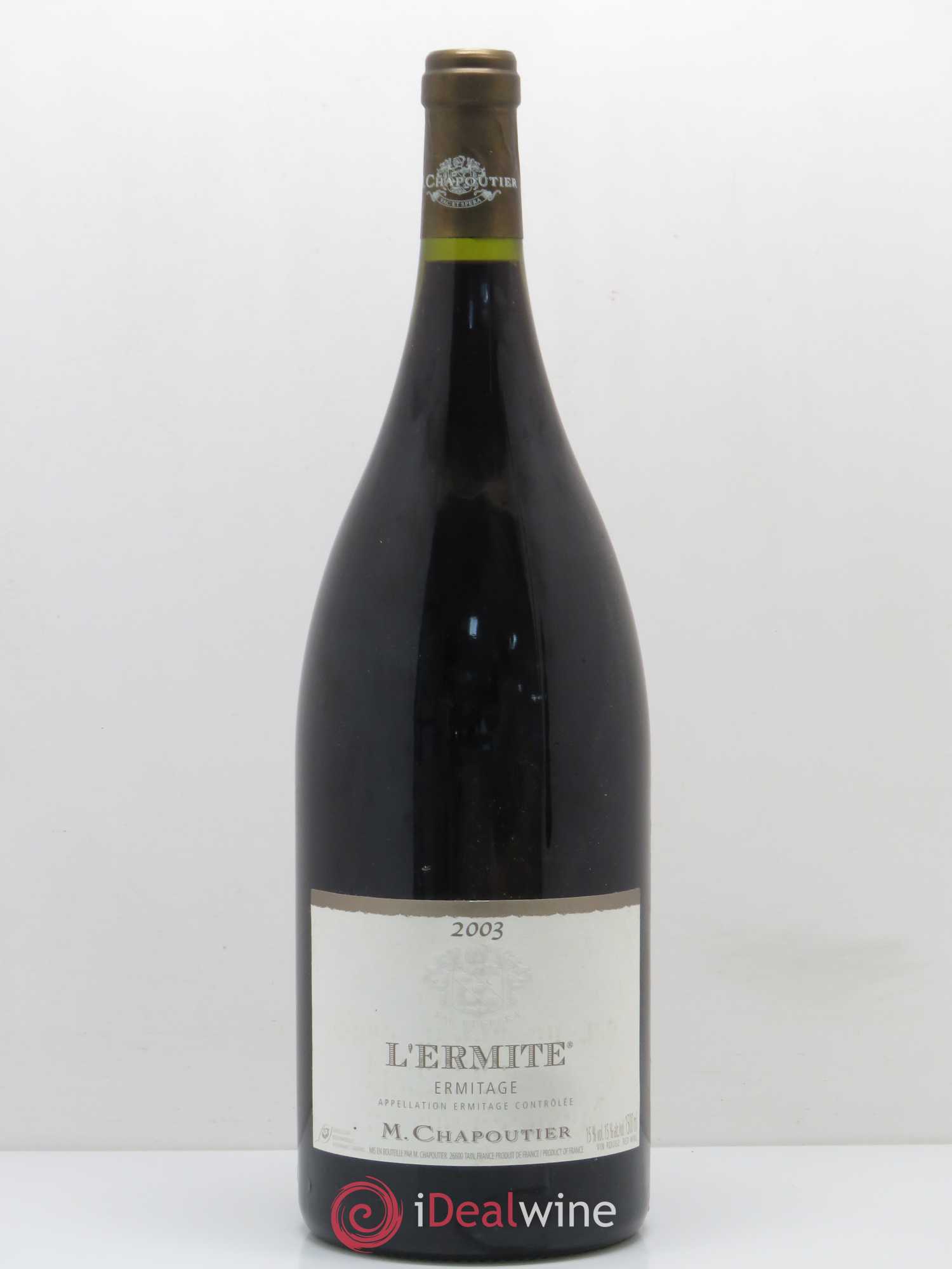 Hermitage Ermitage l'Ermite Chapoutier 2003 - Lot de 1 magnum - 0