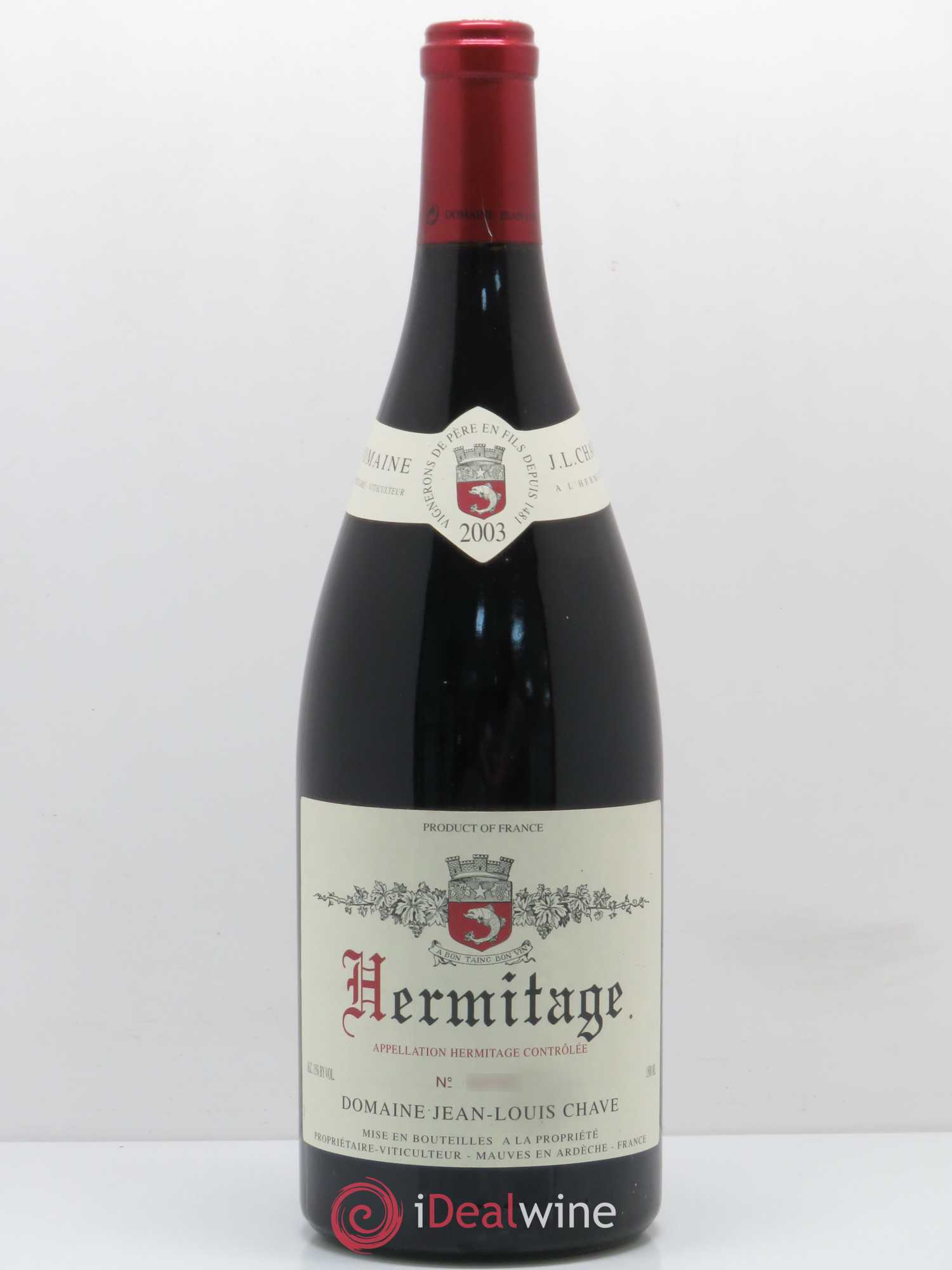 Hermitage Jean-Louis Chave 2003 - Lot de 1 magnum - 0