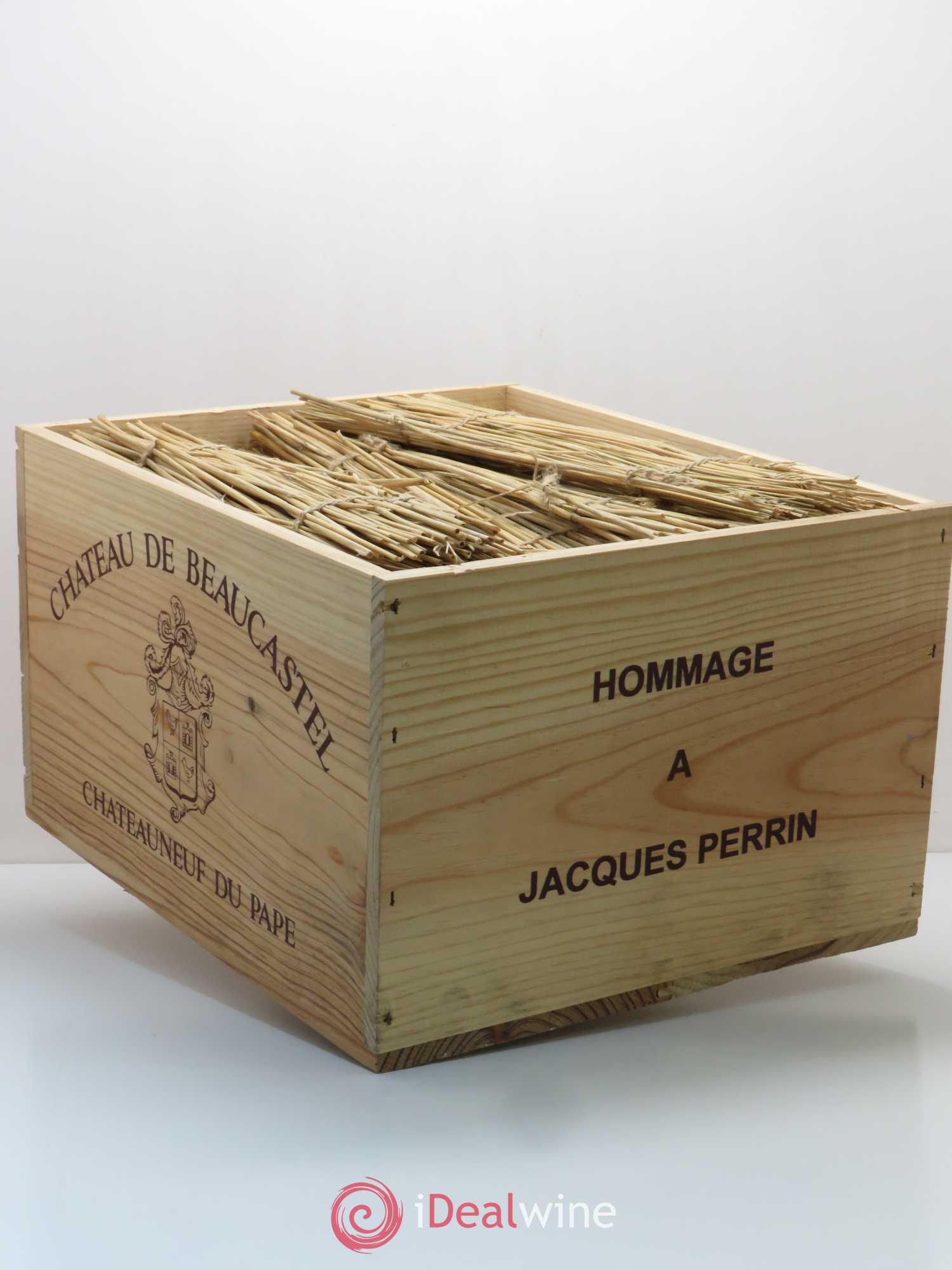 Châteauneuf-du-Pape Château de Beaucastel Hommage à Jacques Perrin Famille Perrin 1995 - Lot de 6 bouteilles - 6